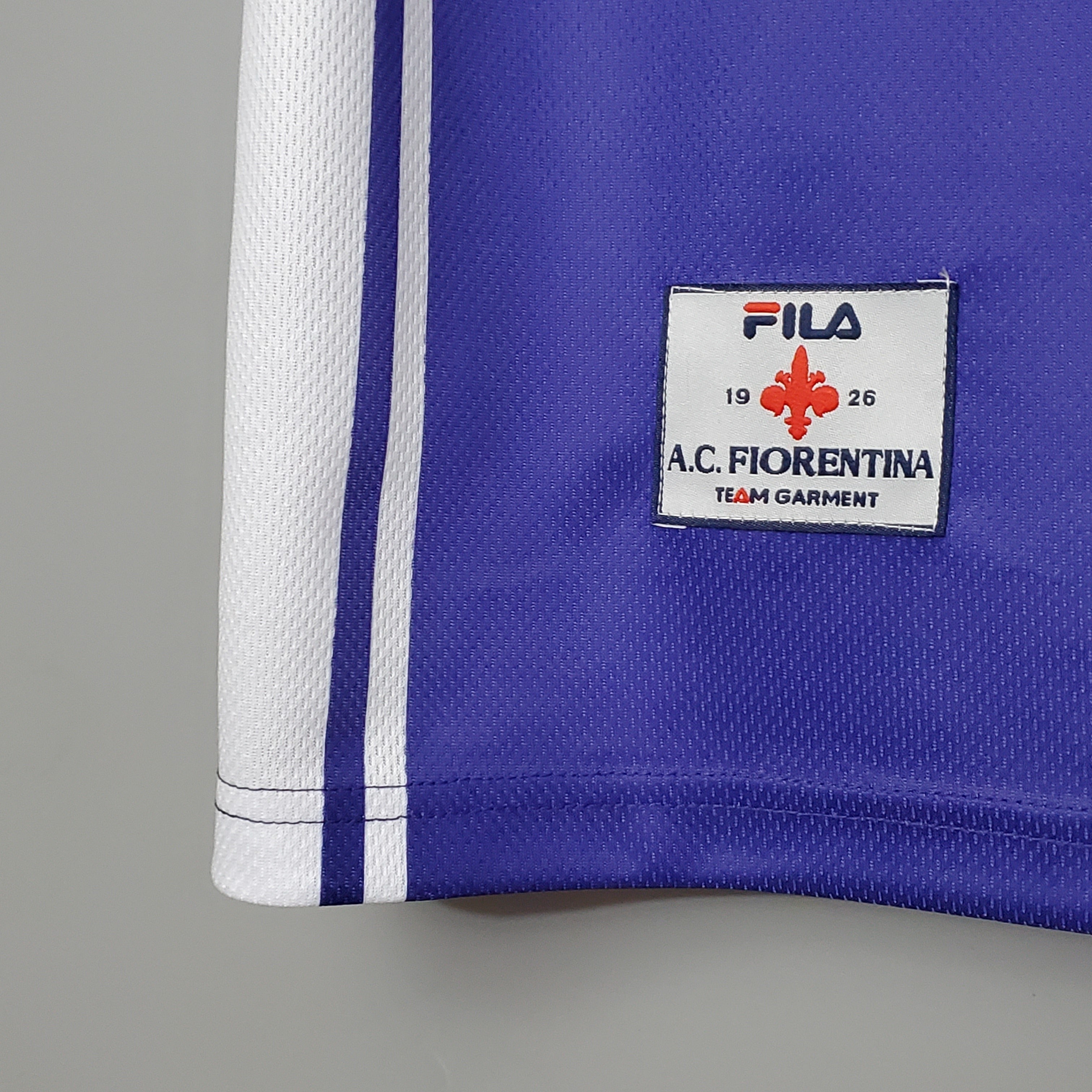 1990s Fiorentina Retro Football Shirt | Violet White Home