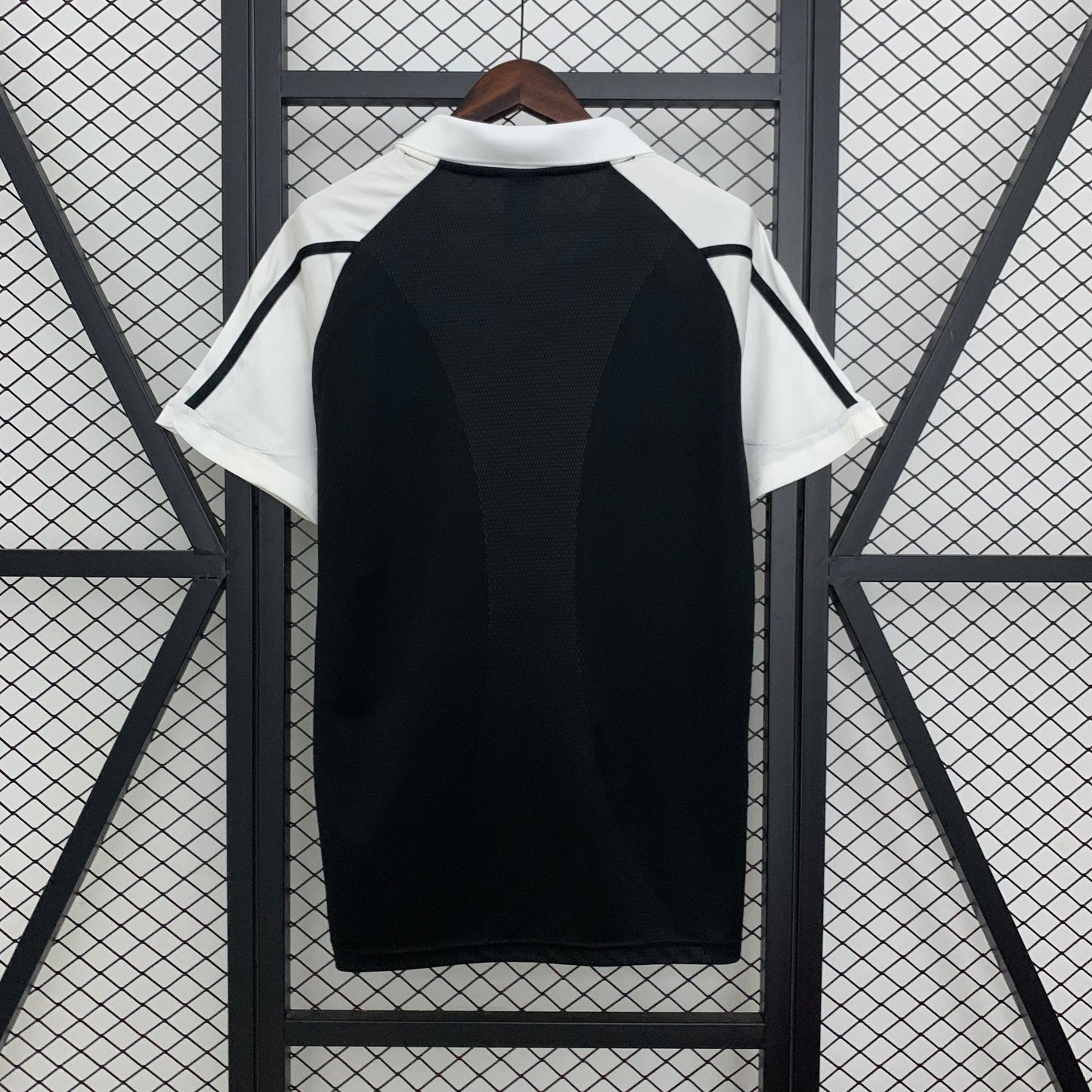 2000s Real Madrid Retro Football Shirt | Black White Home