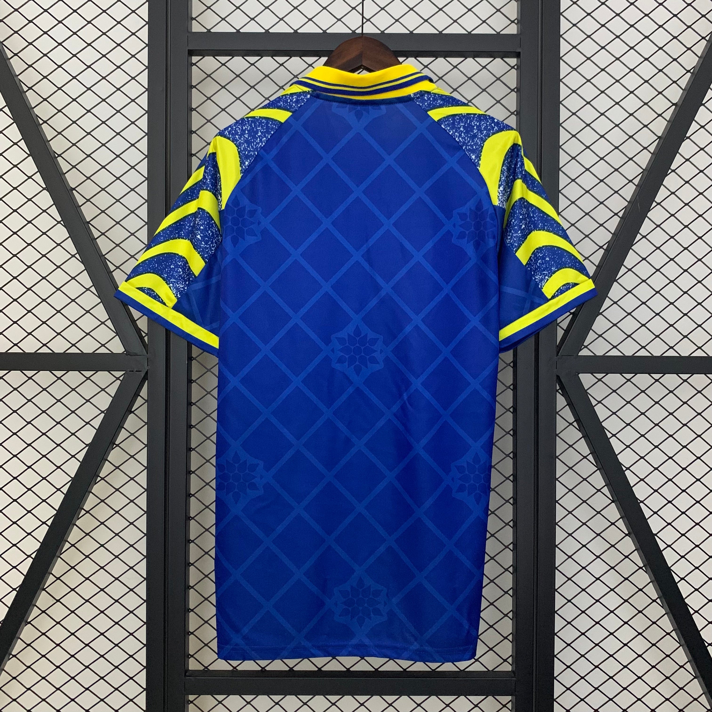 1990s Parma Retro Football Shirt | Blue Yellow Home
