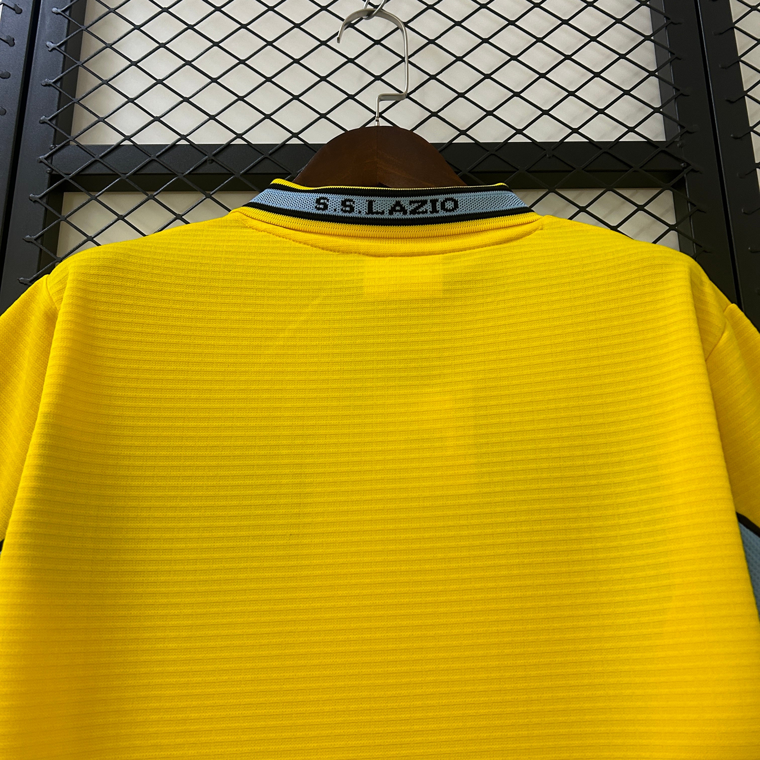 1990s Lazio Retro Football Shirt | Yellow Sky Blue Home
