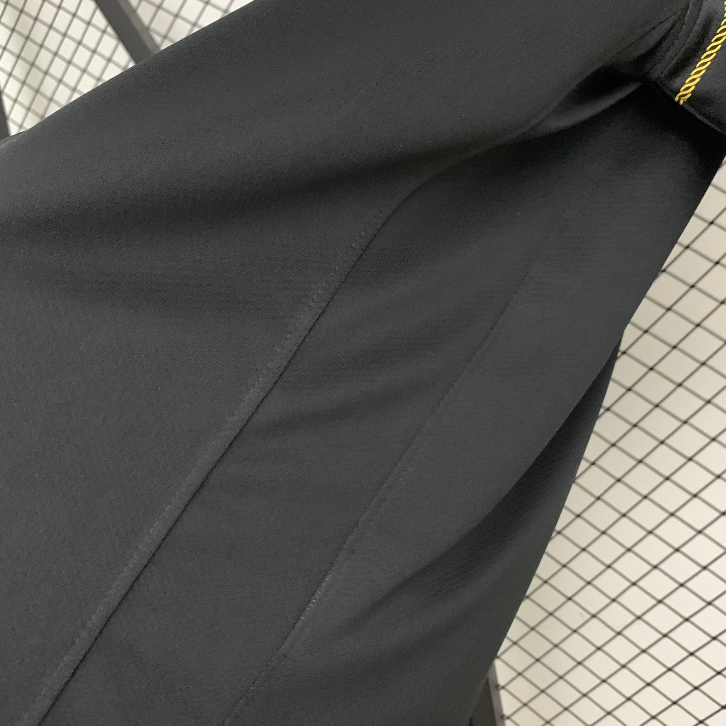 2000s Portugal Retro Football Shirt | Black Yellow Home