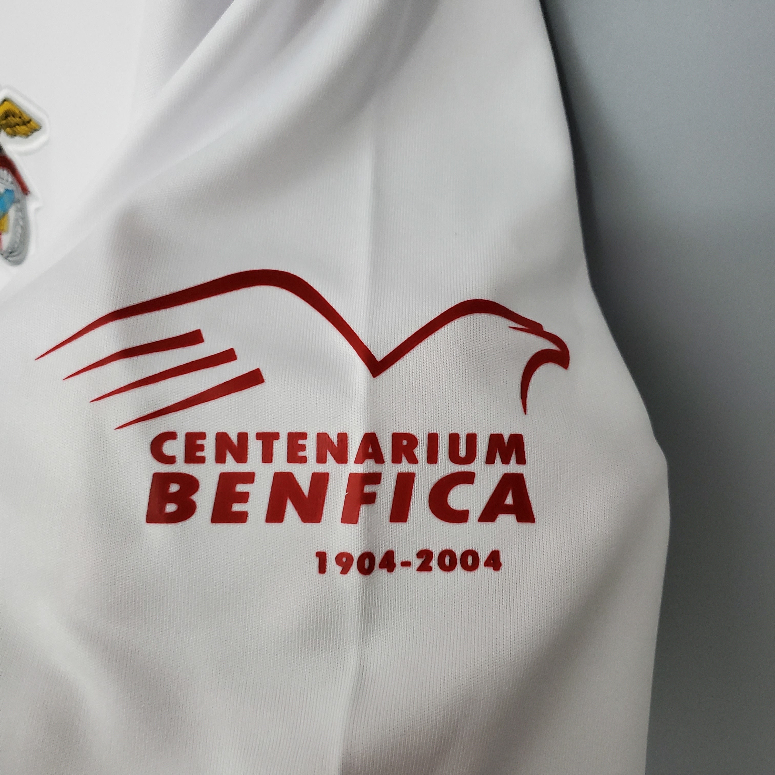1990s Benfica Retro Football Shirt | White Red Home
