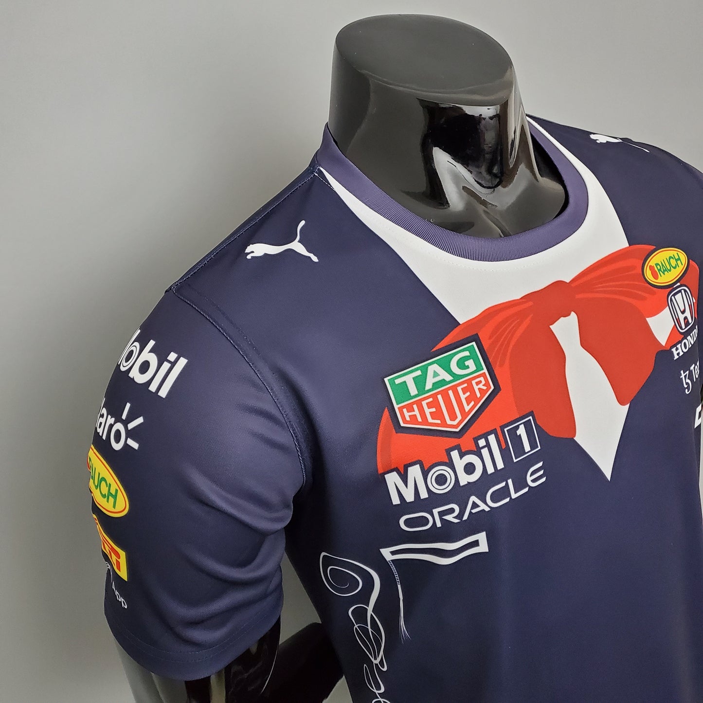 Red Bull Racing F1 2023 Player Fit T-Shirt – Max Verstappen #1 Honda | Navy Blue