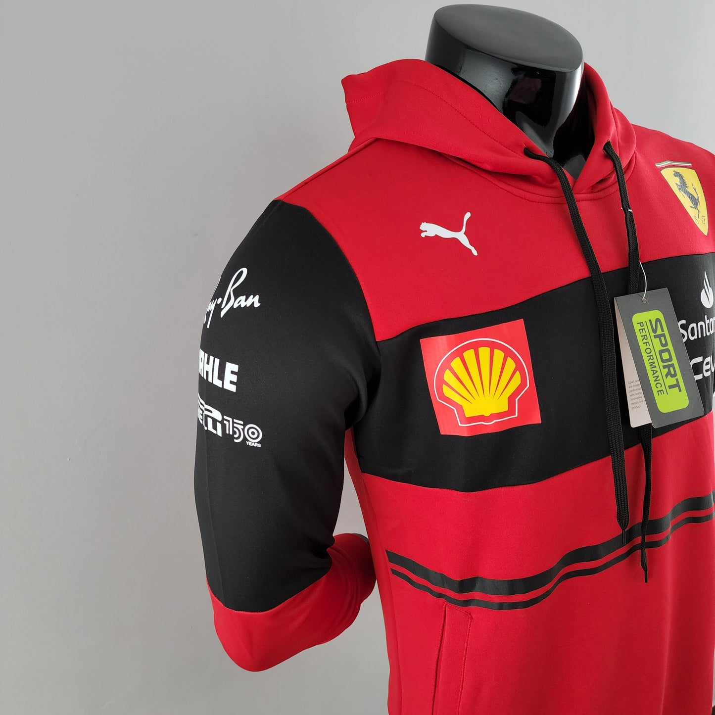Ferrari F1 2023 Hoodie – Player Fit | Red Black