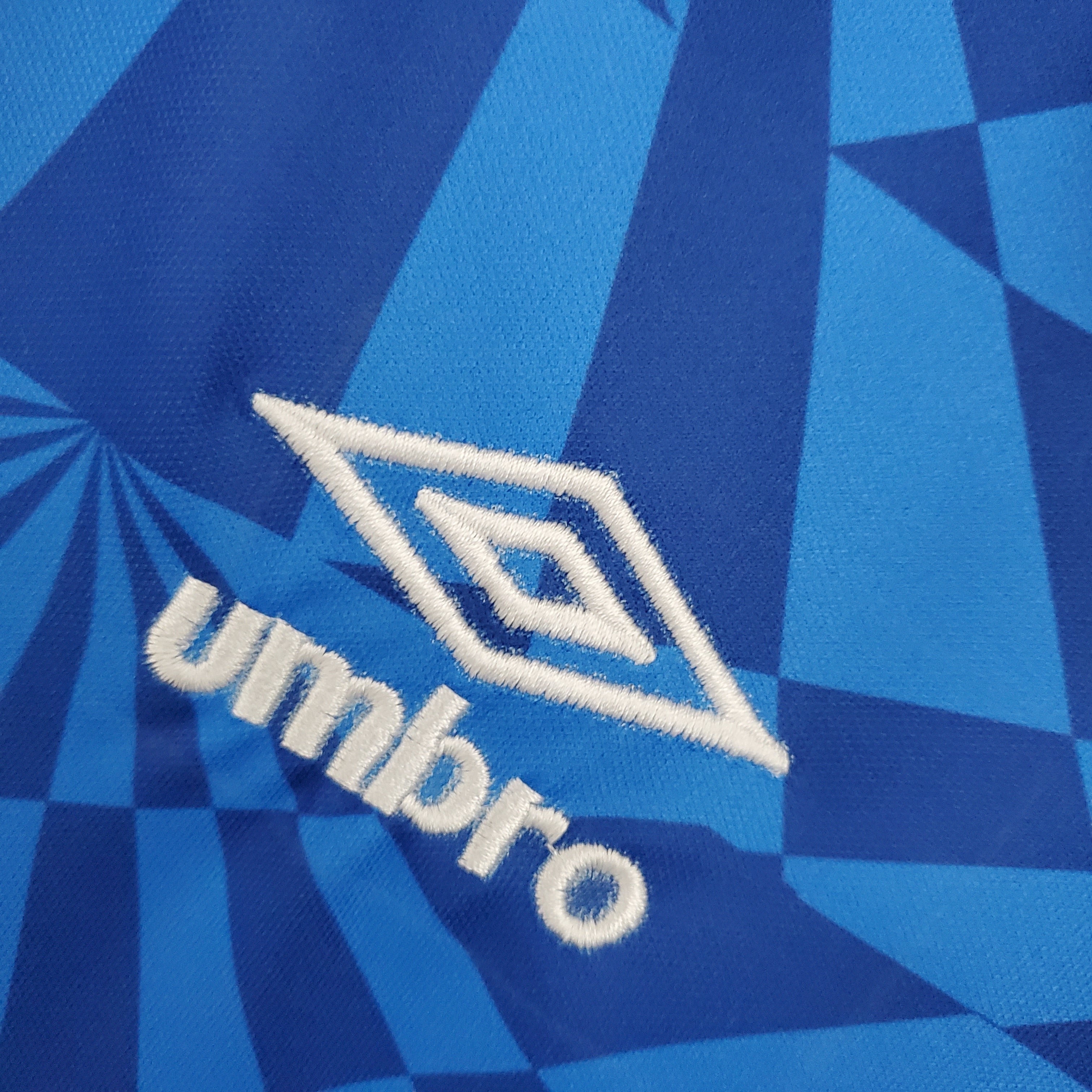 1990s Napoli Retro Football Shirt | Blue Light Blue Home