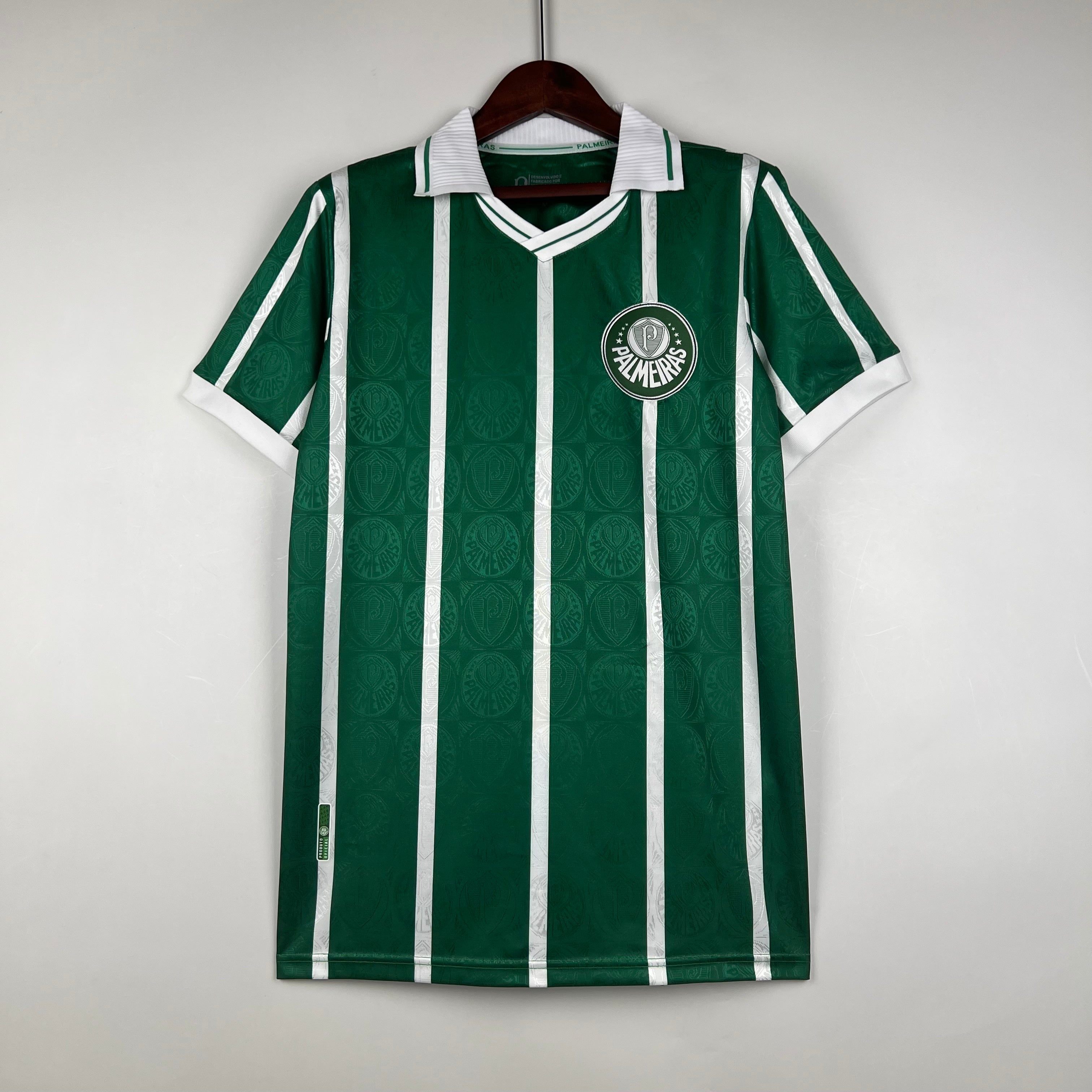 1980s Palmeiras Retro Football Shirt | Green White Home