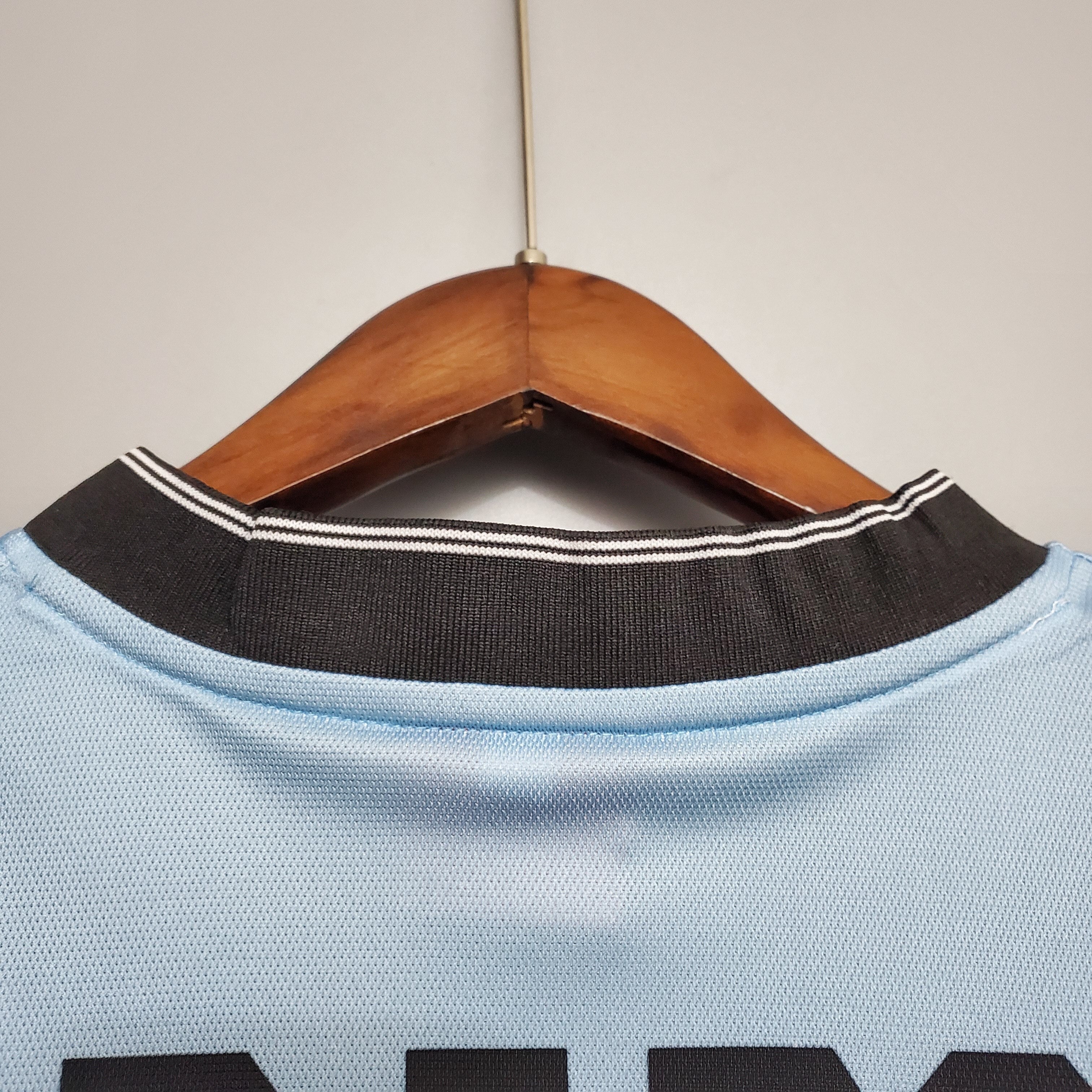1990s Argentina Retro Football Shirt | Sky Blue Black Home