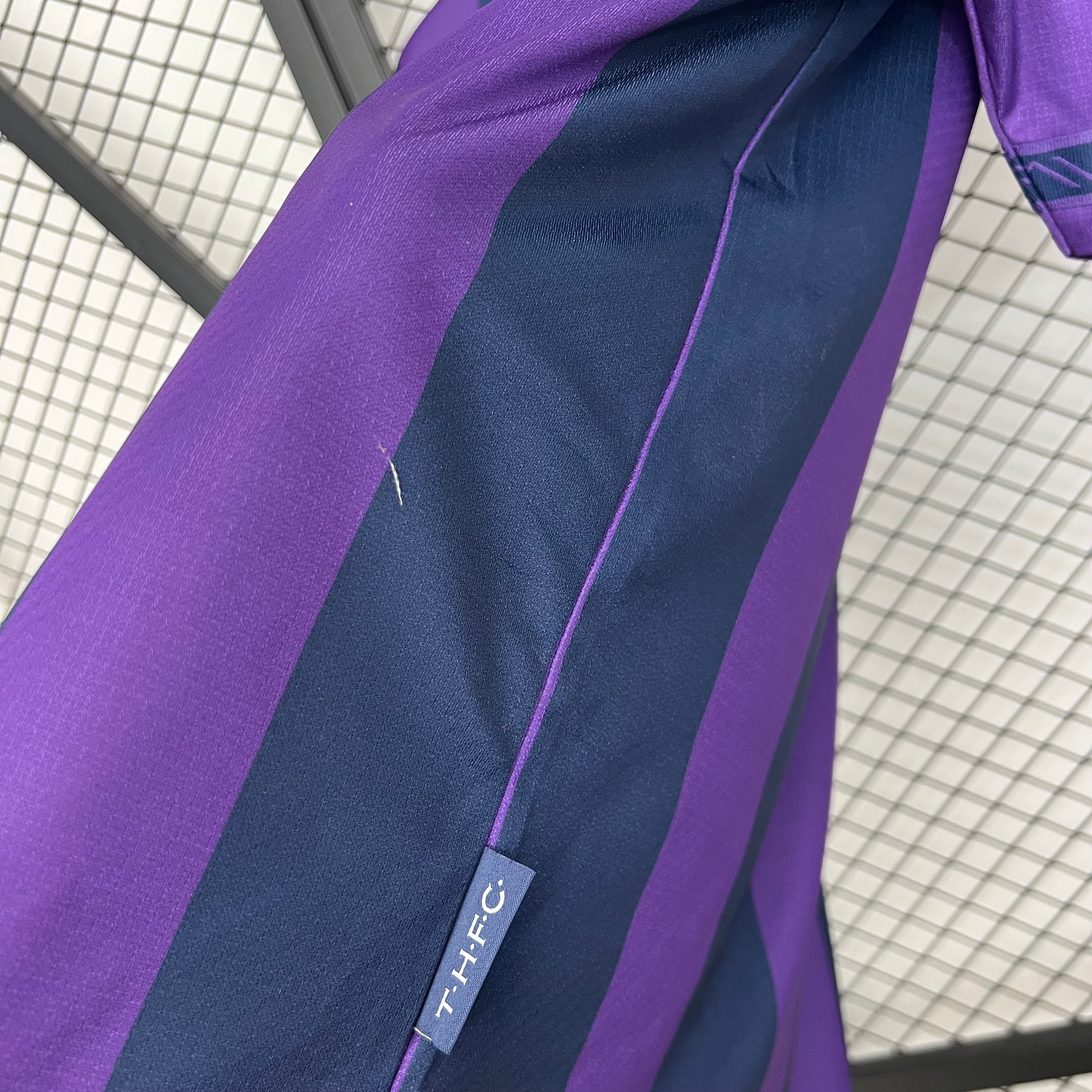 1990s Tottenham Hotspur Retro Football Shirt | Purple Navy Home