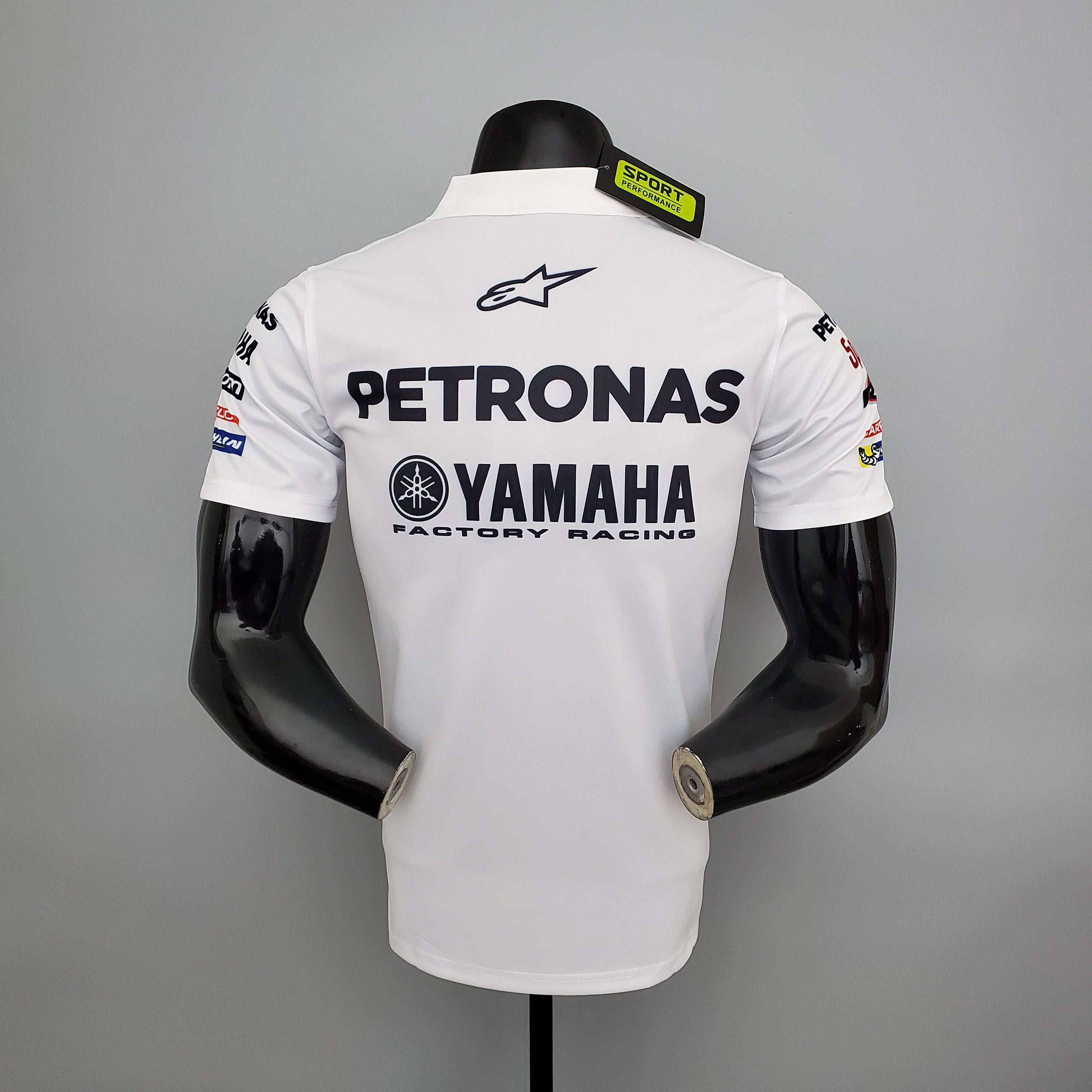 Petronas Yamaha Racing Polo – Player Fit Petronas | White