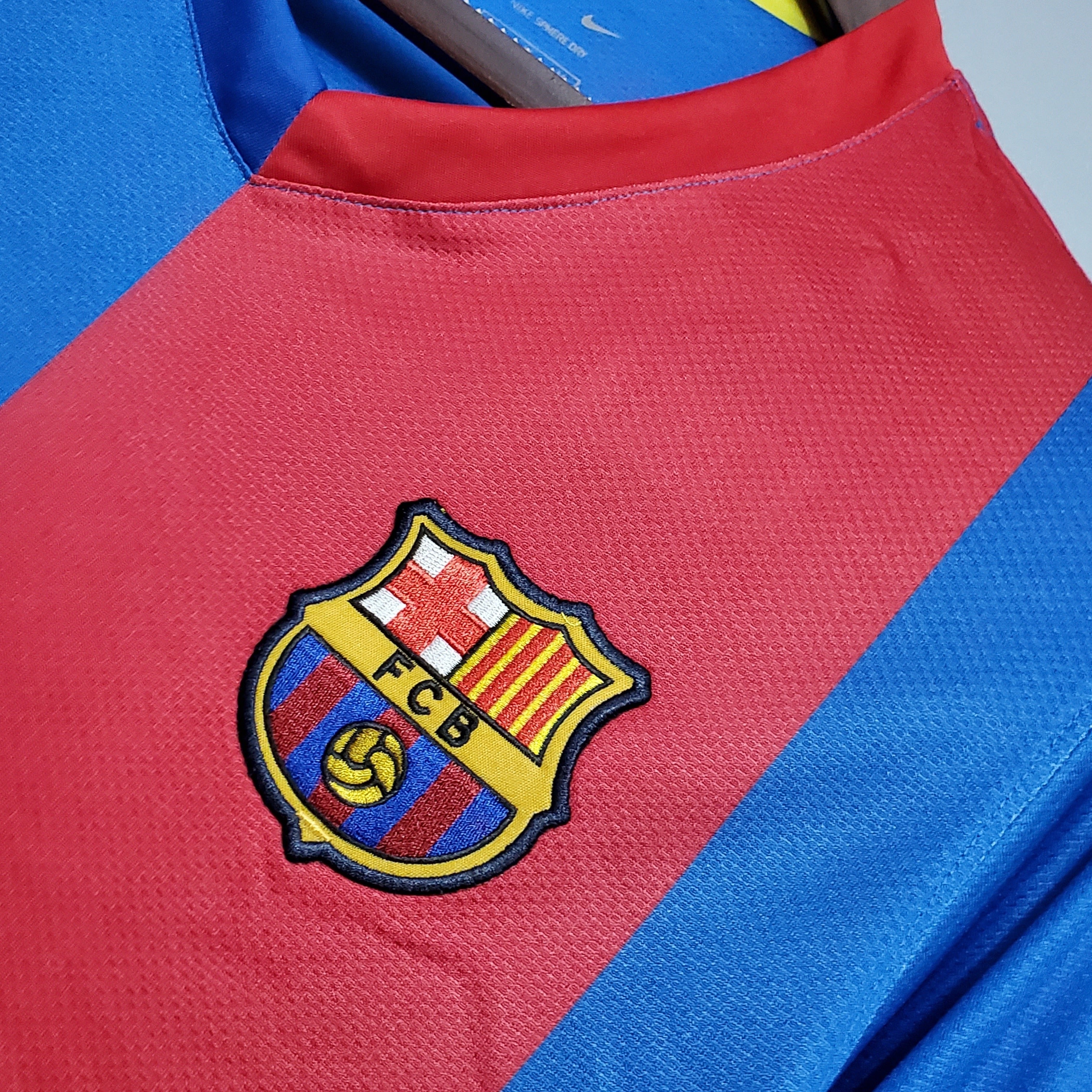 1990s Barcelona Retro Football Shirt | Blue Red Home