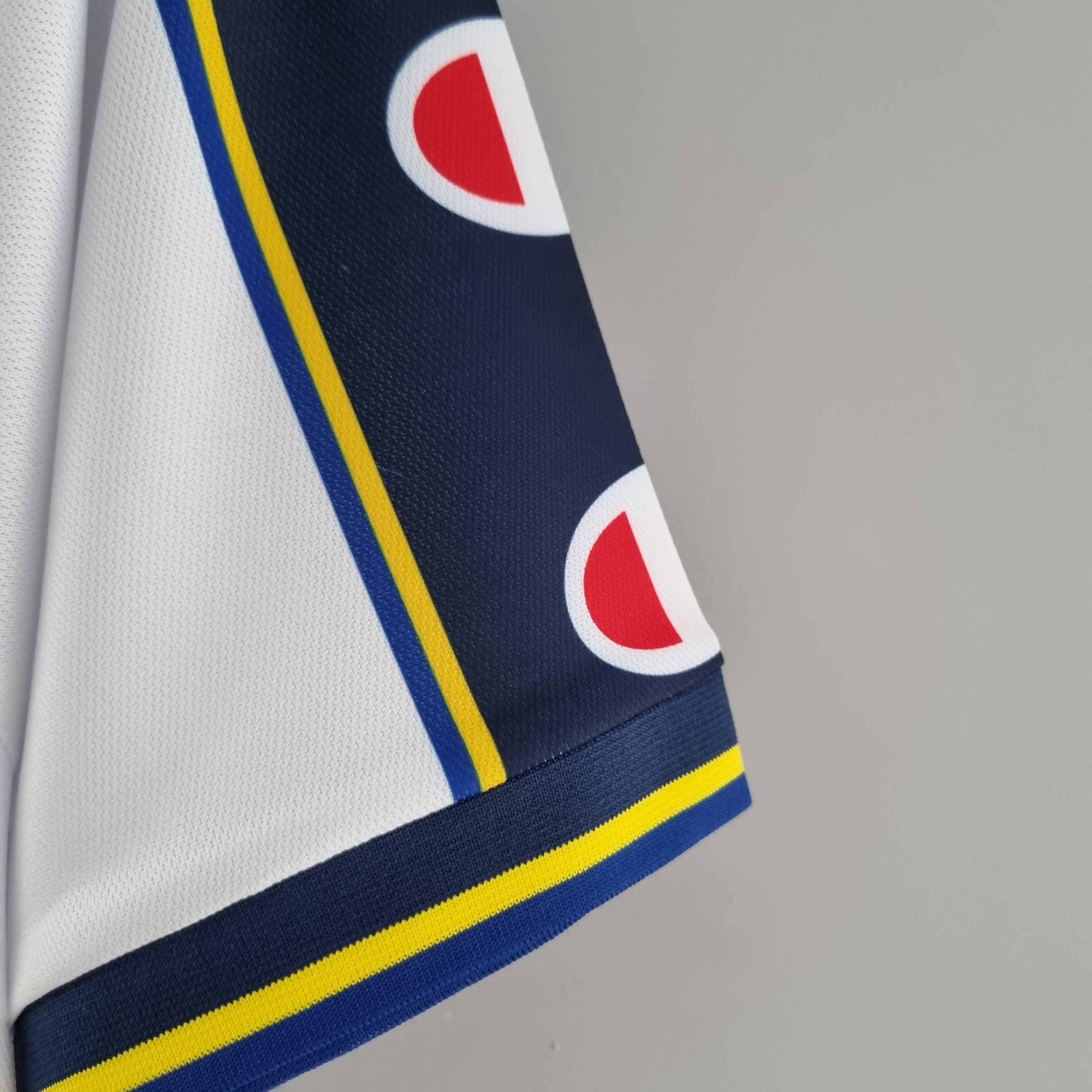1990s Parma Retro Football Shirt | White Navy Home