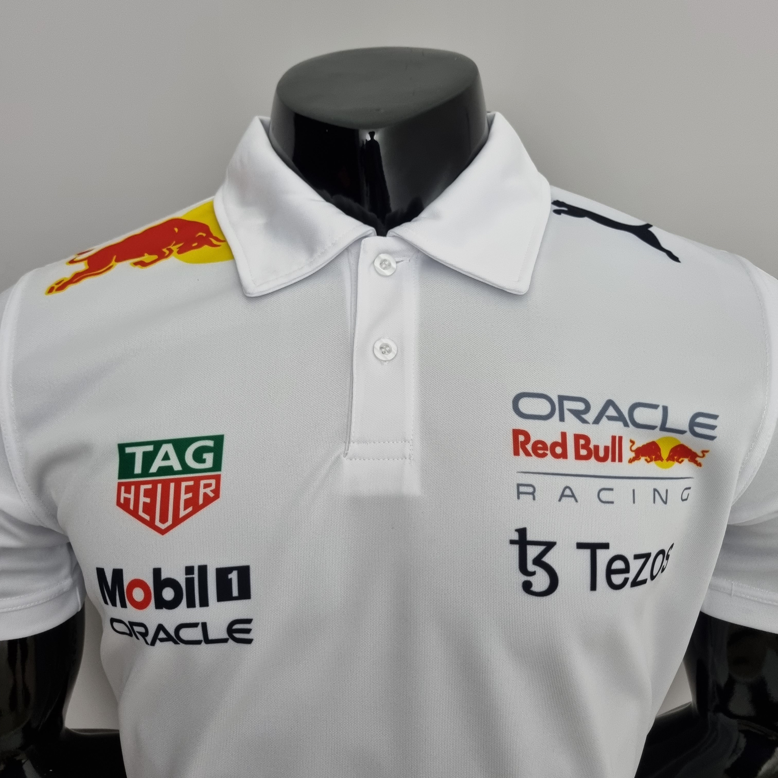 Red Bull Racing F1 2023 Polo – Player Fit Mobile | White