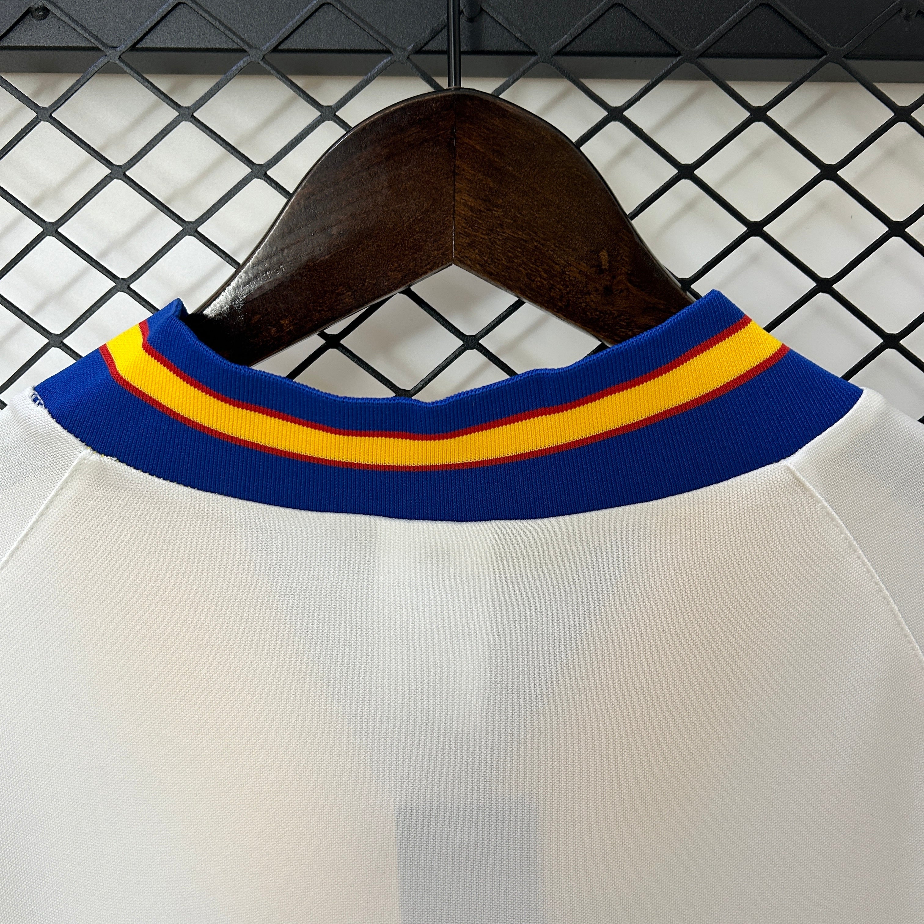 1990s Sweden Retro Football Shirt | White Blue Home
