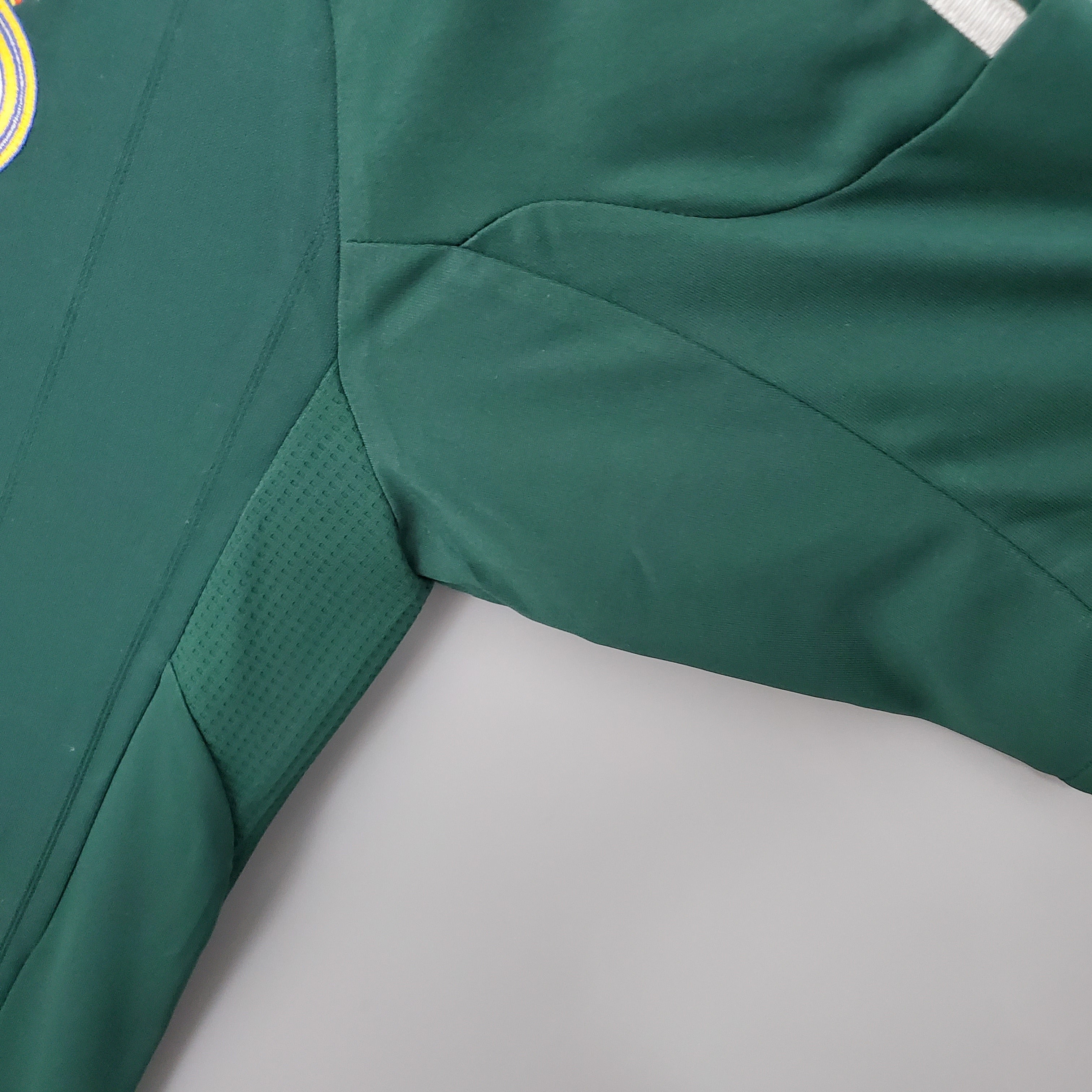 2010s Real Madrid Retro Football Shirt | Green White Home