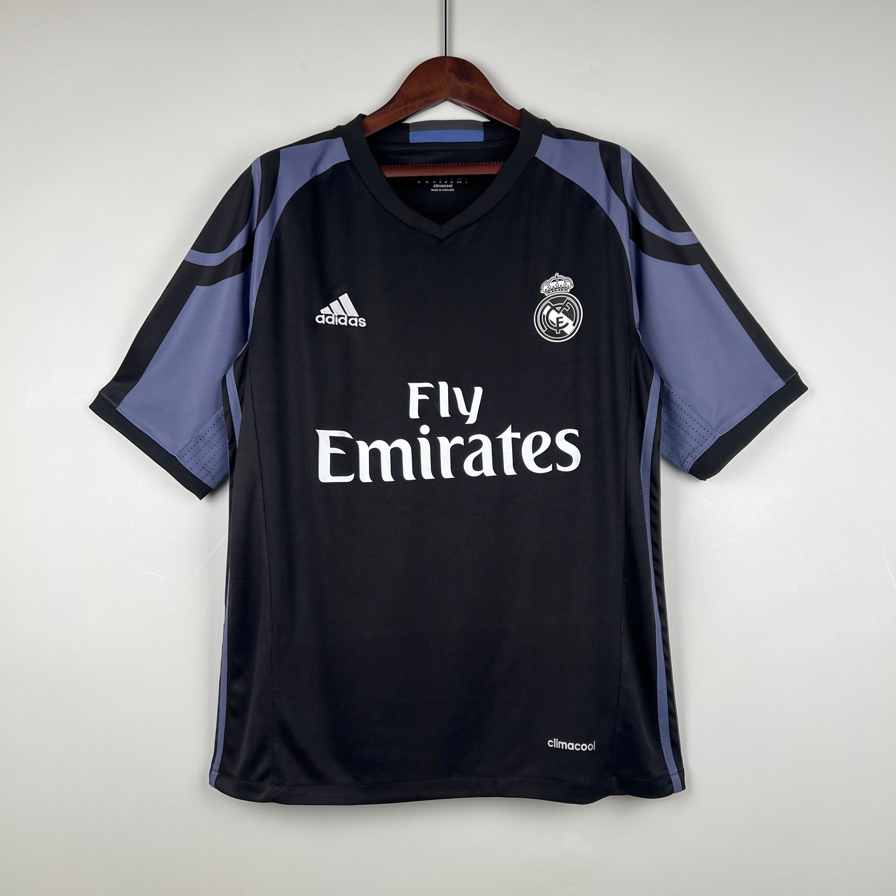 2010s Real Madrid Retro Football Shirt | Black Purple Home