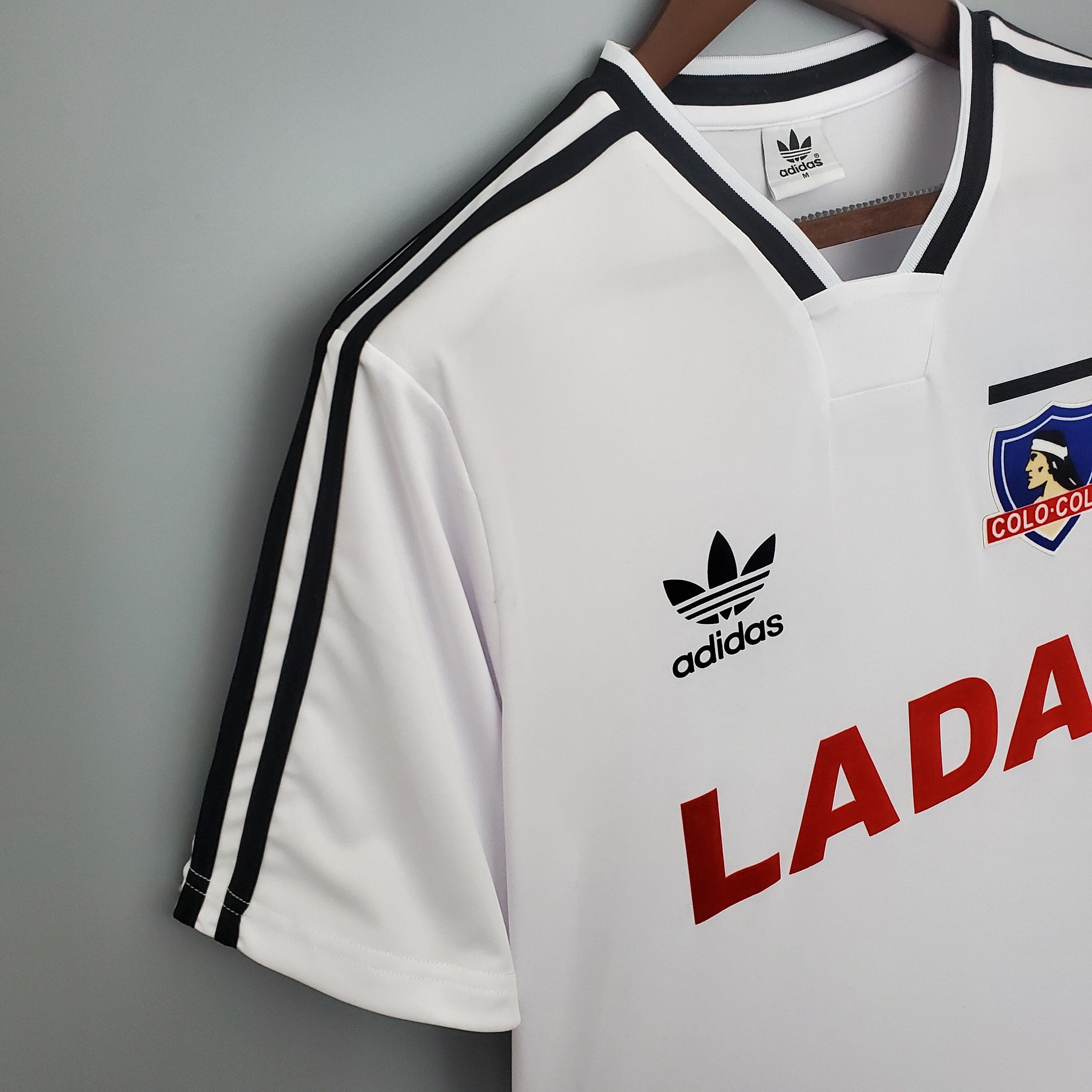 1990s Colo-Colo Retro Football Shirt | White Black Home