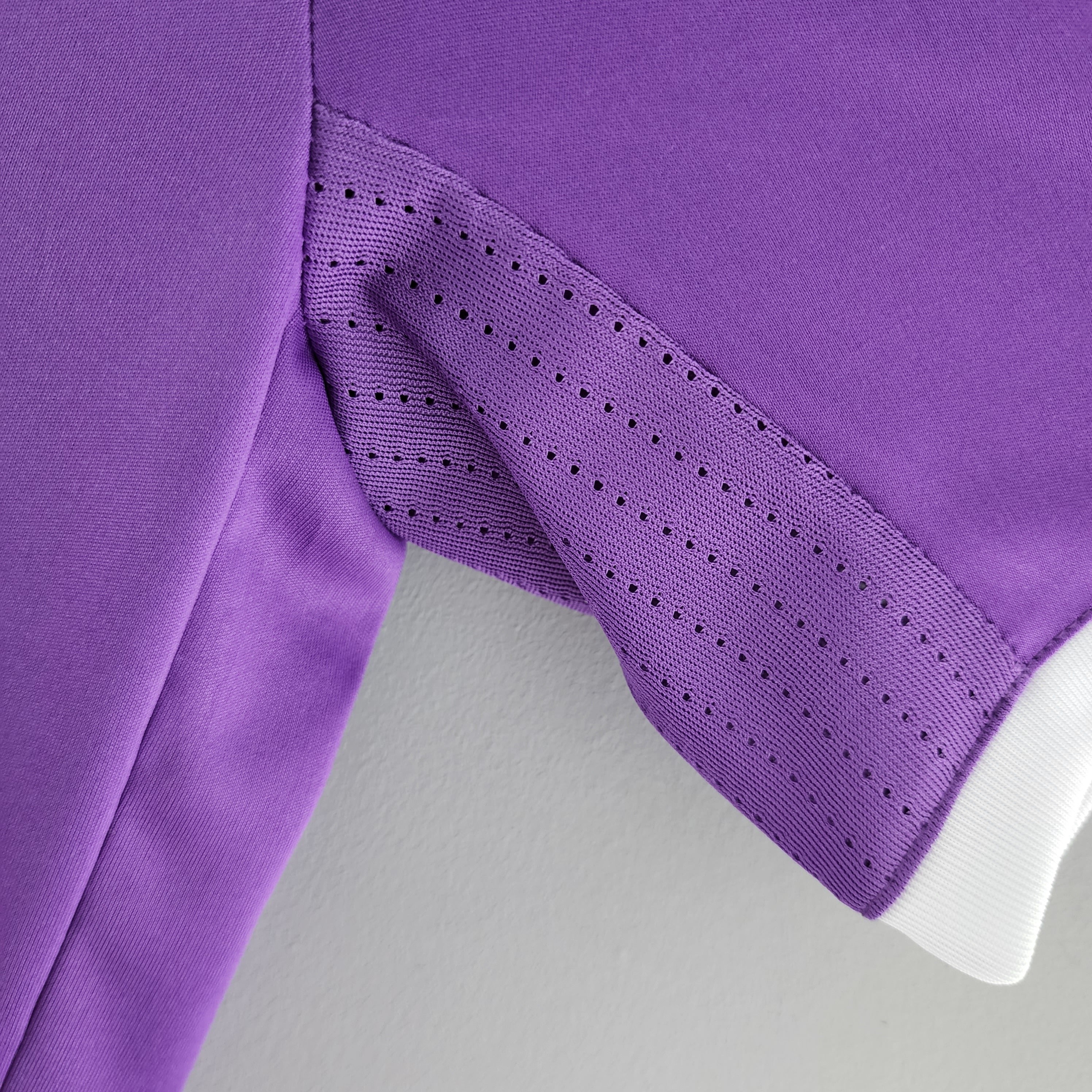 2010s Real Madrid Retro Football Shirt | Purple White Away