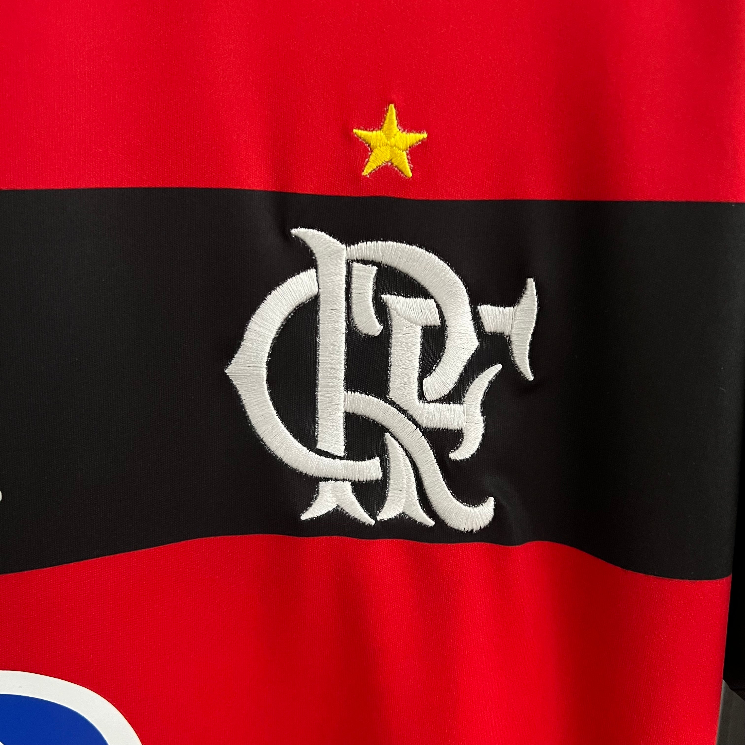 1990s Flamengo Retro Football Shirt | Red Black Home