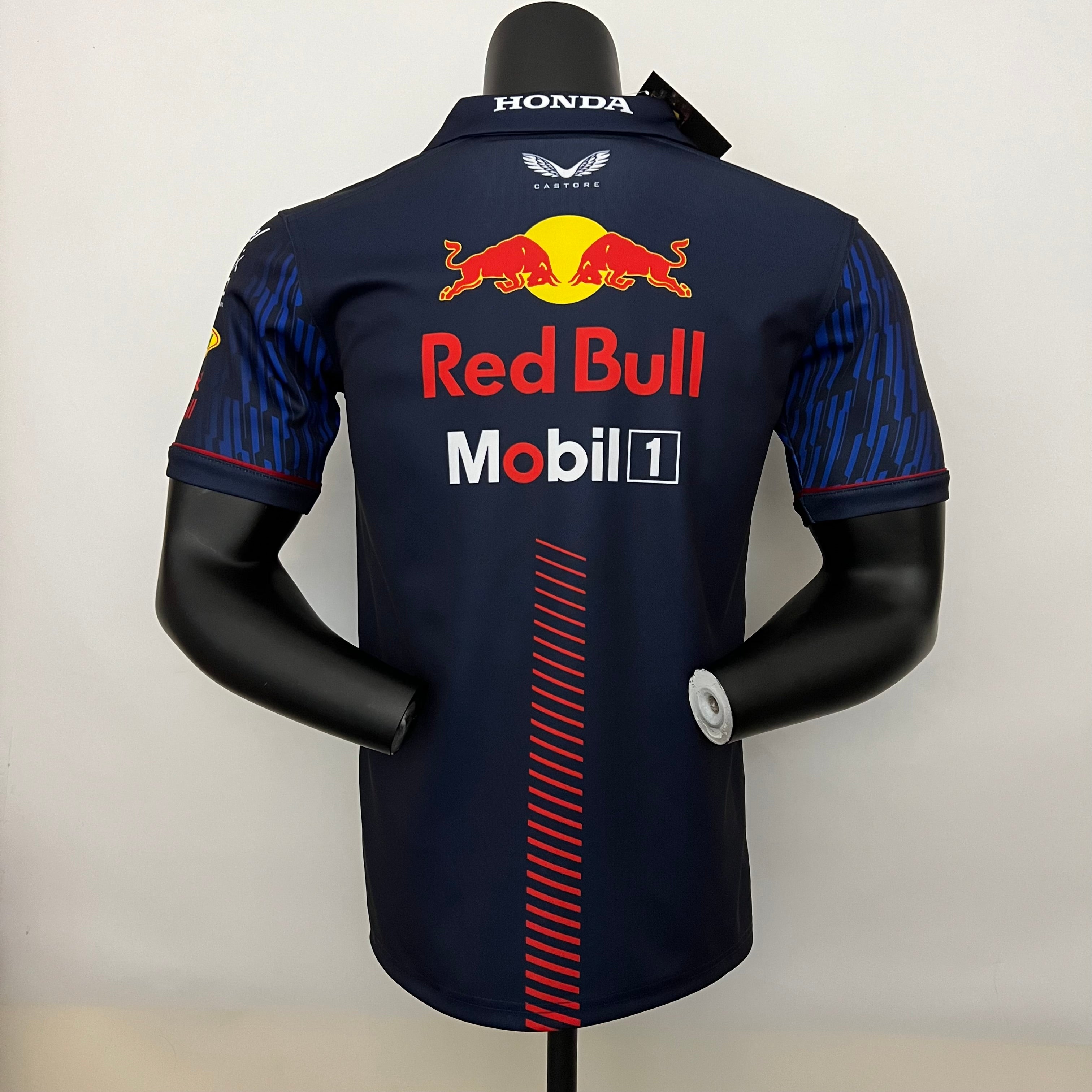 Red Bull Racing F1 2024 Polo – Player Fit Honda| Navy Blue