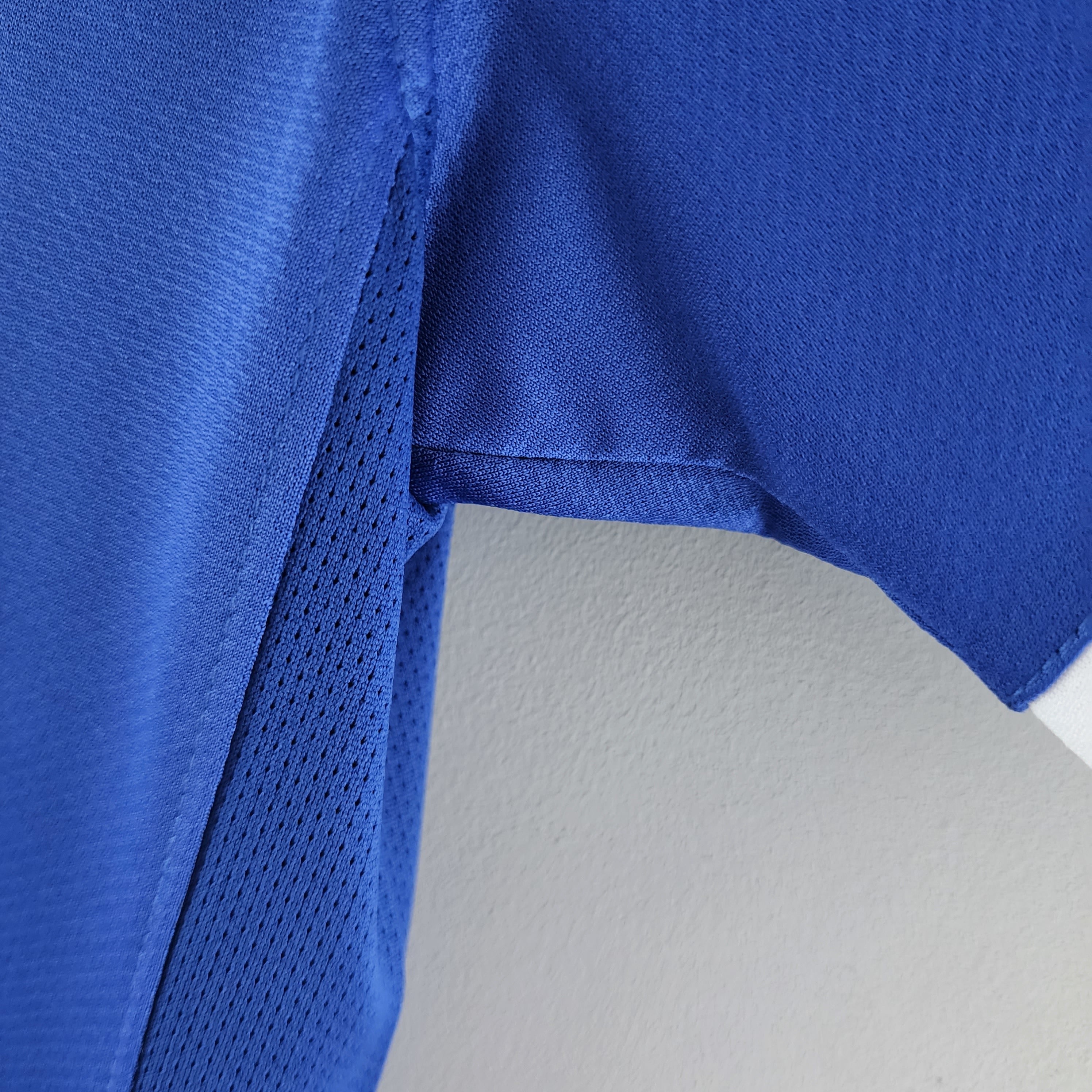 2020s Brazil Retro Football Shirt | Blue White Home