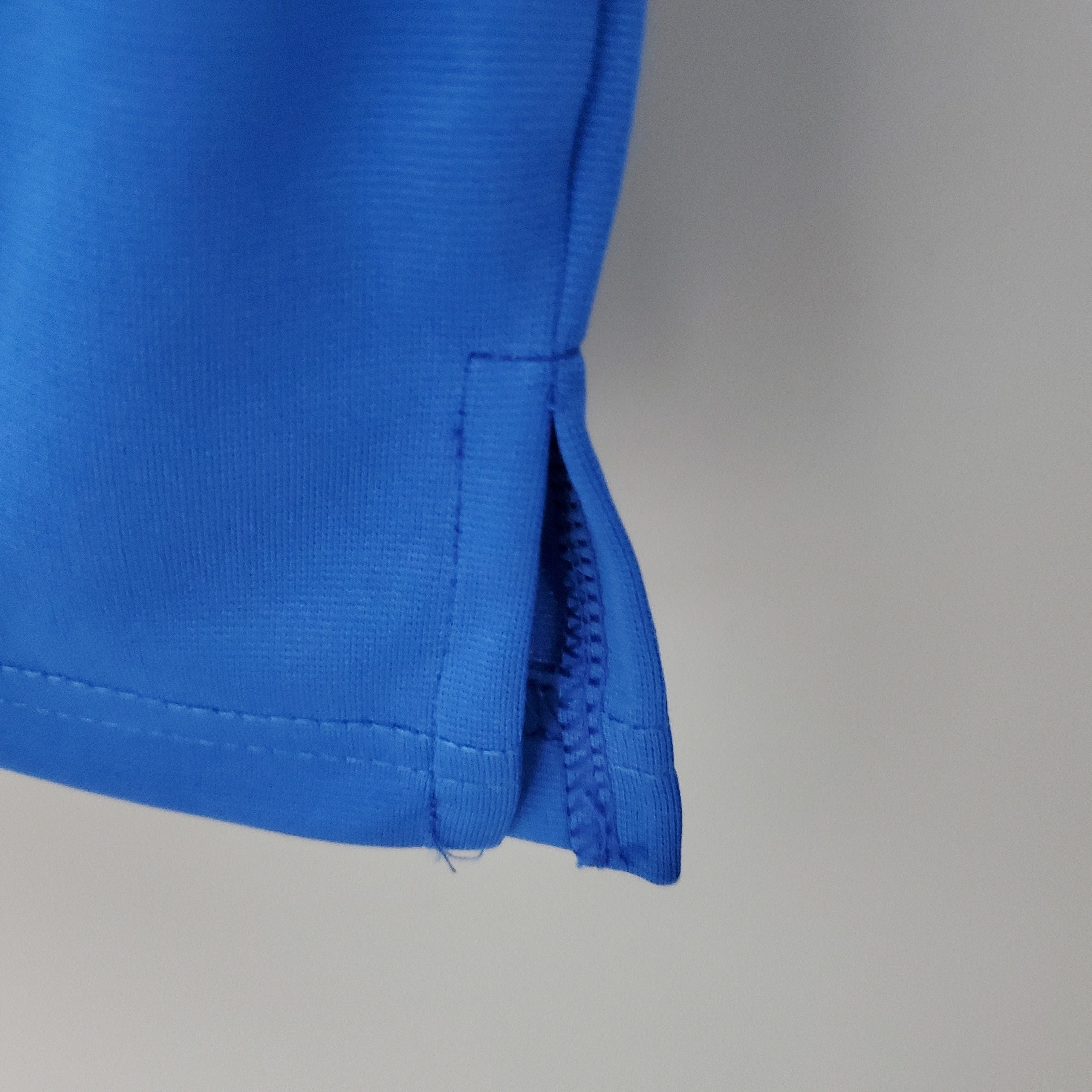 1980s Italy Retro Football Shirt | Blue White Home