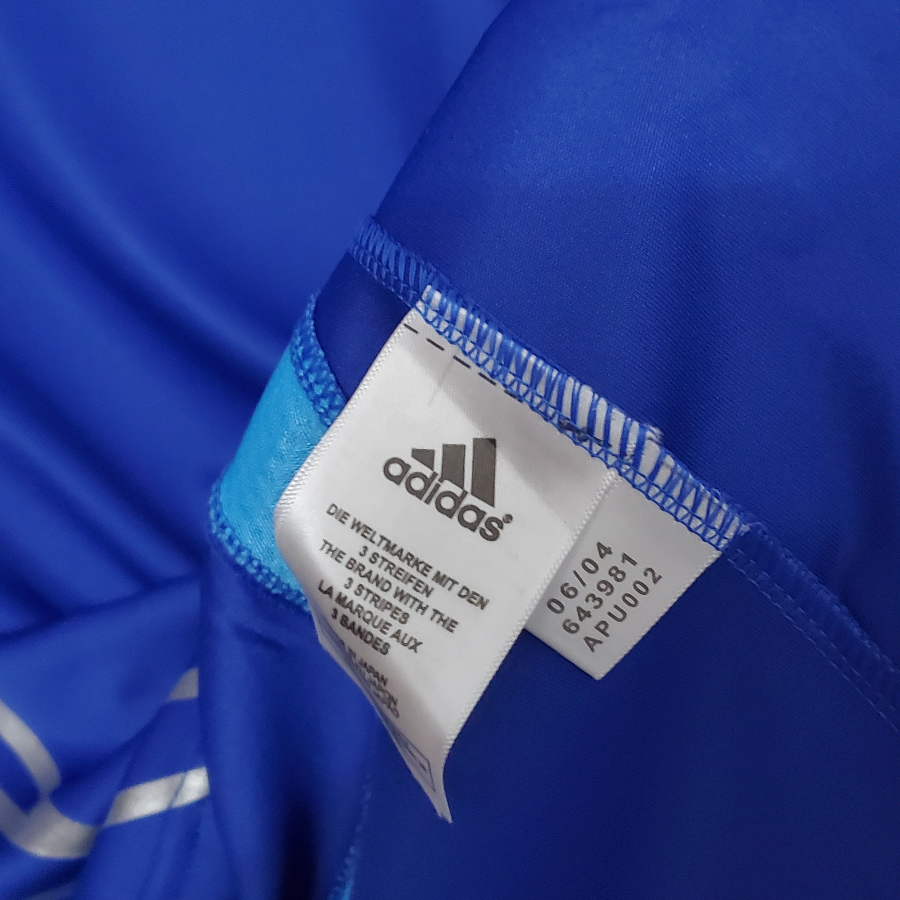 2000s Japan Retro Football Shirt | Blue Light Blue Training