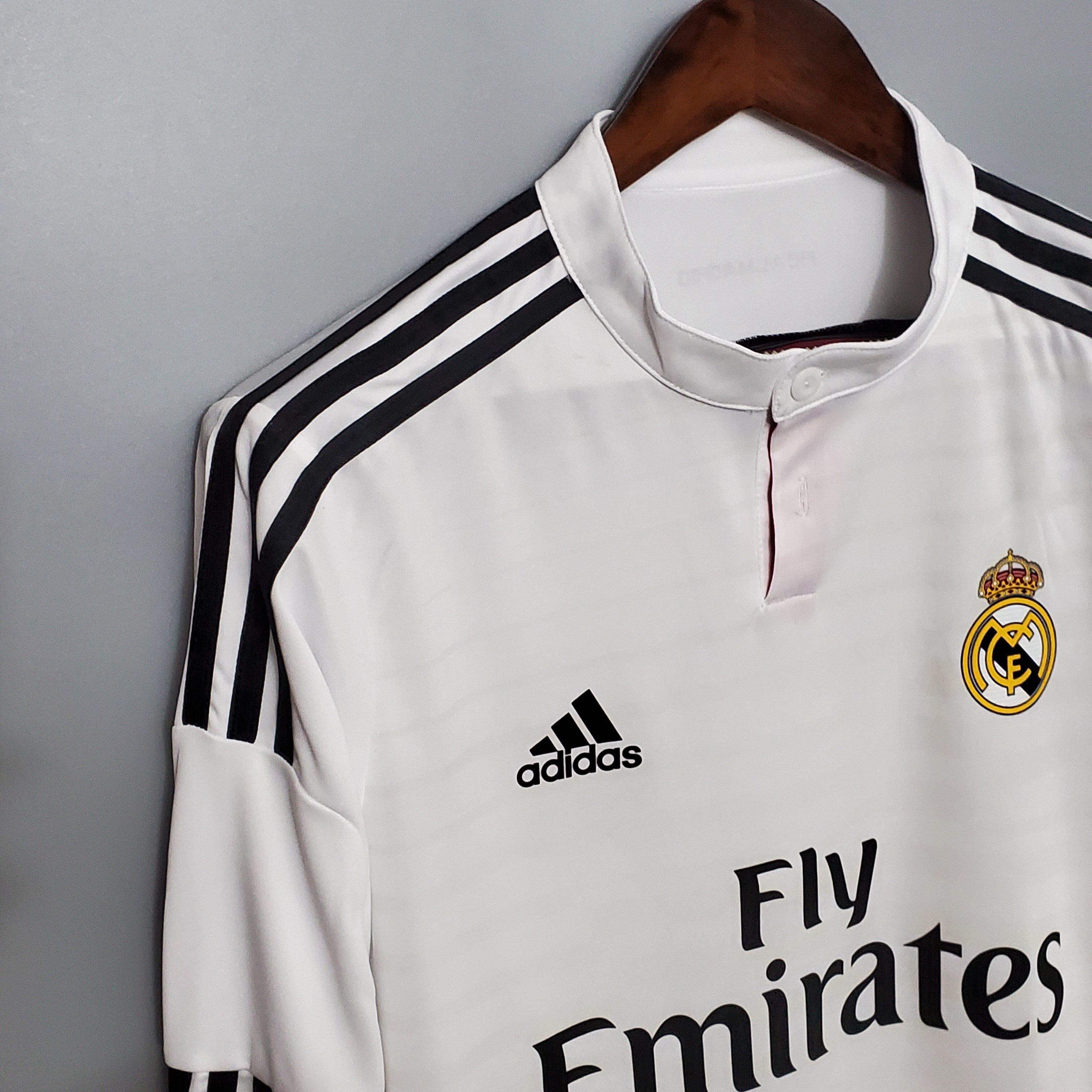 2010s Real Madrid Retro Football Shirt | White Black Home