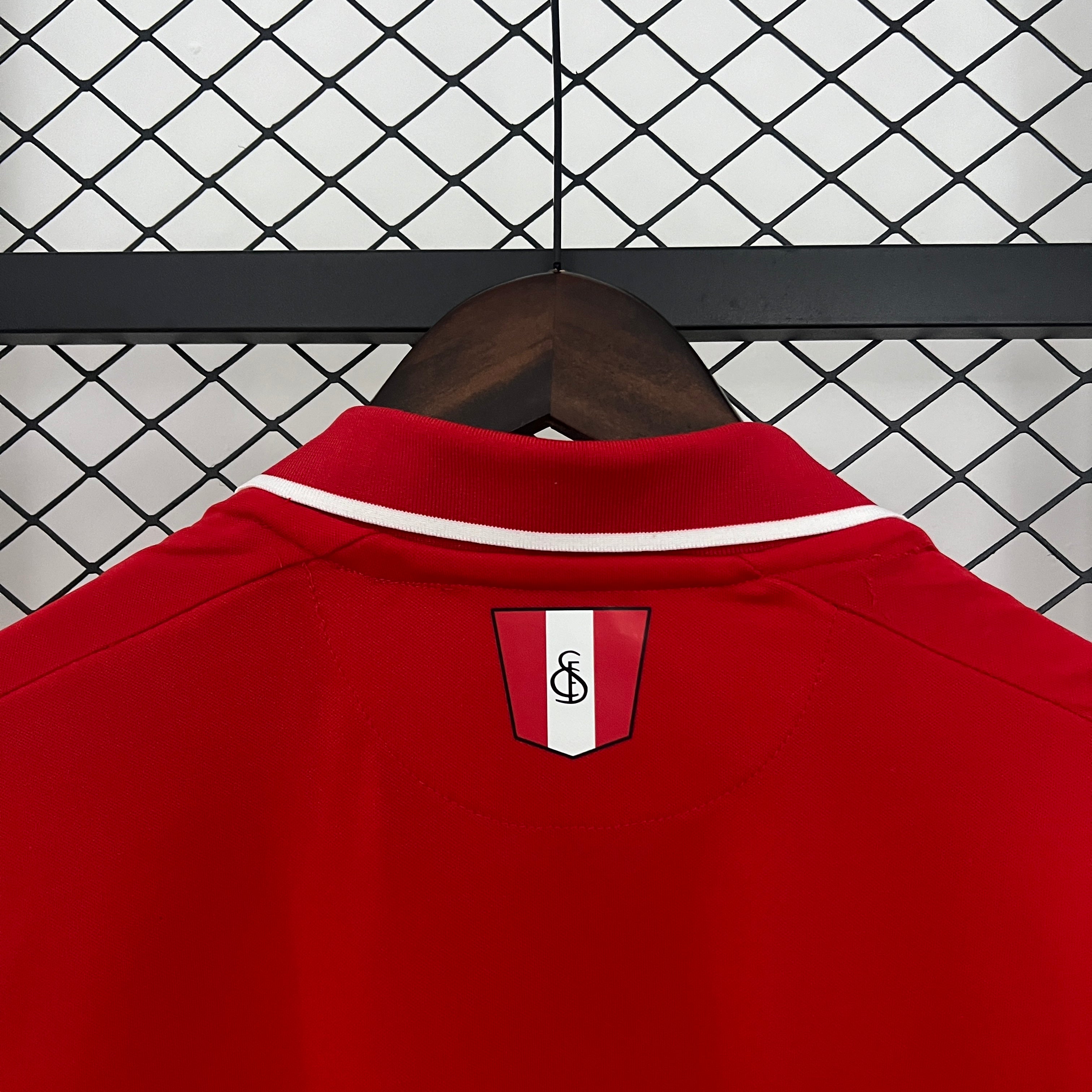 2020s Sevilla Retro Football Shirt | Red White Home
