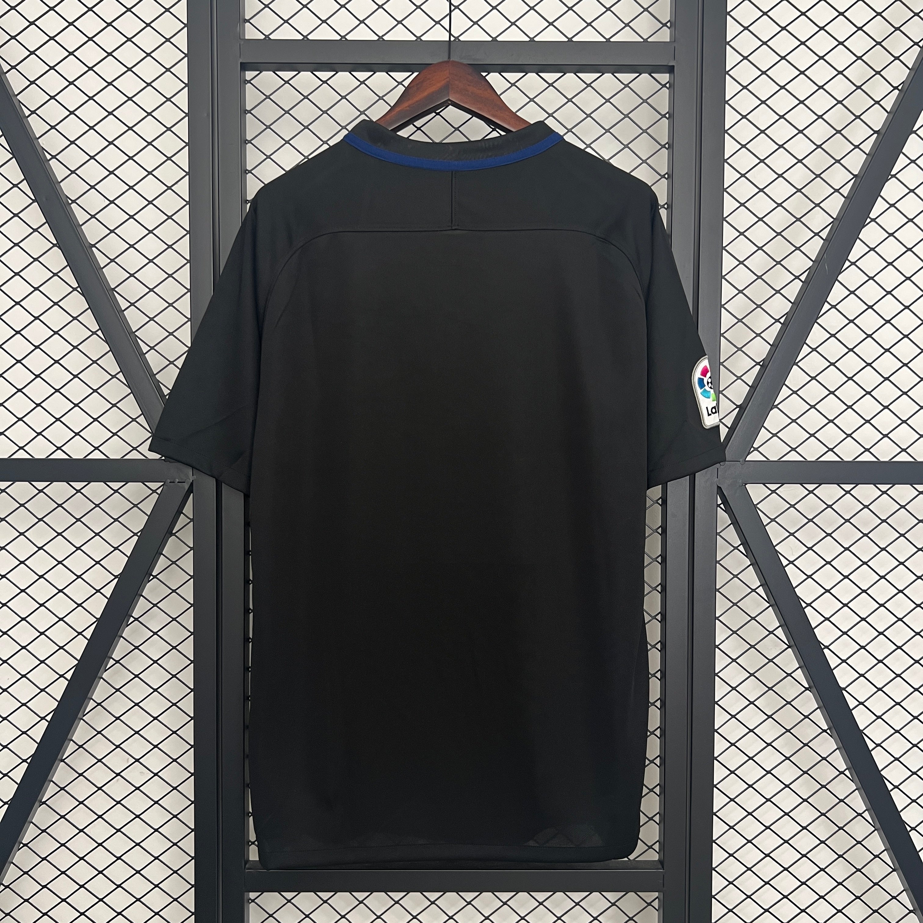 2020s Atletico Madrid Retro Football Shirt | Black Yellow Home