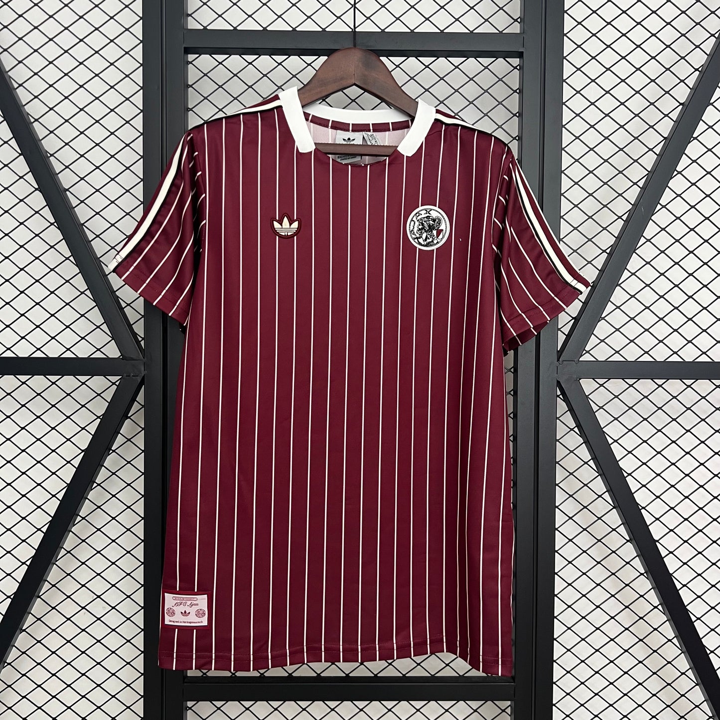 1970s Retro Football Shirt | Maroon White Home