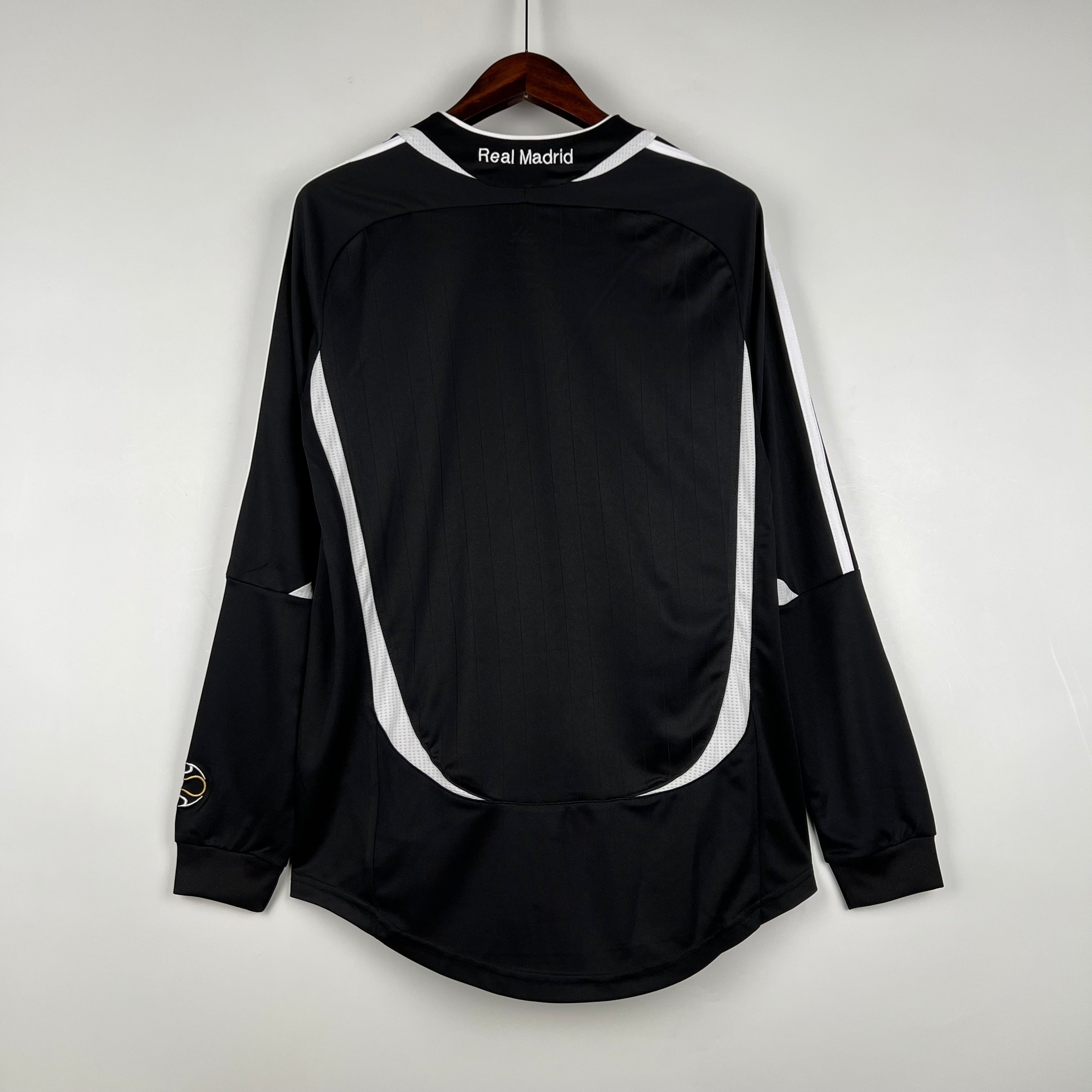 2000s Real Madrid Retro Football Shirt | Black White Home