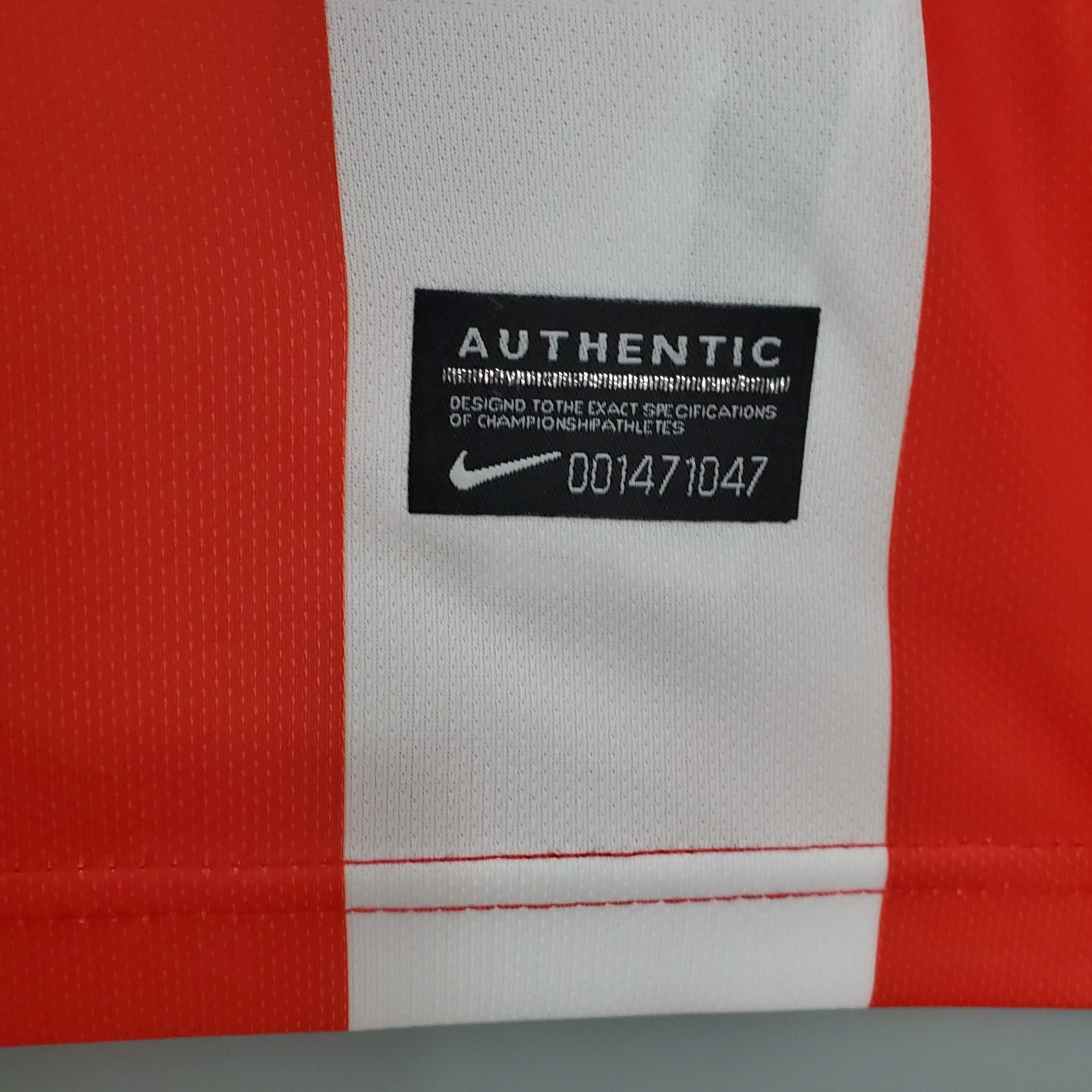 2010s Atletico Madrid Retro Football Shirt | Red White Home