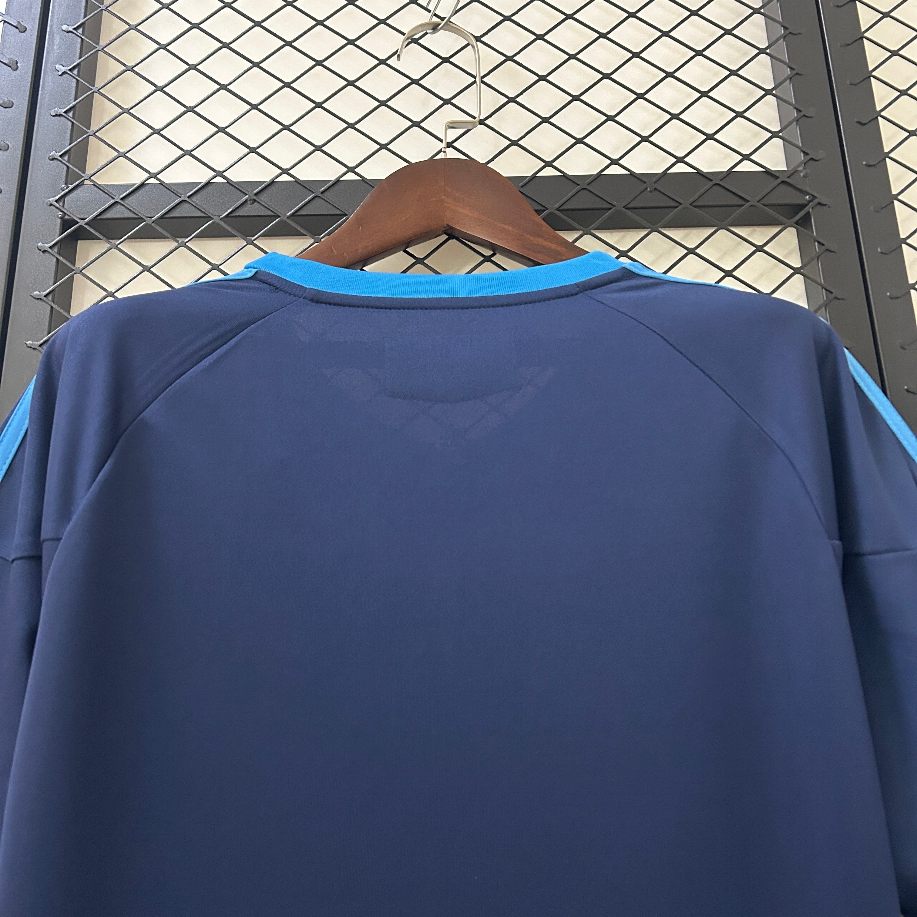 2000s Schalke 04 Retro Football Shirt | Navy Blue Home