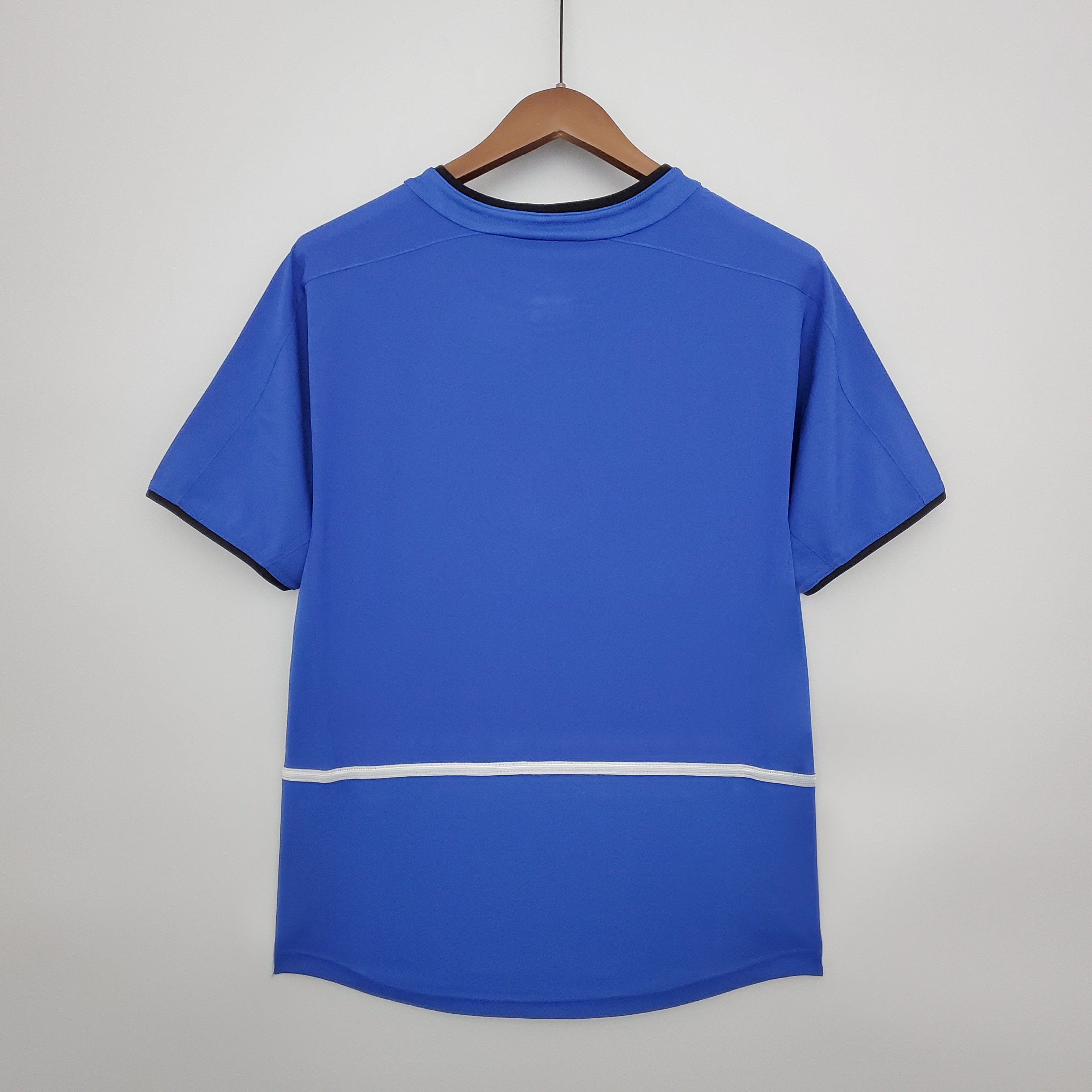 2000s Manchester United Retro Football Shirt | Blue White Home