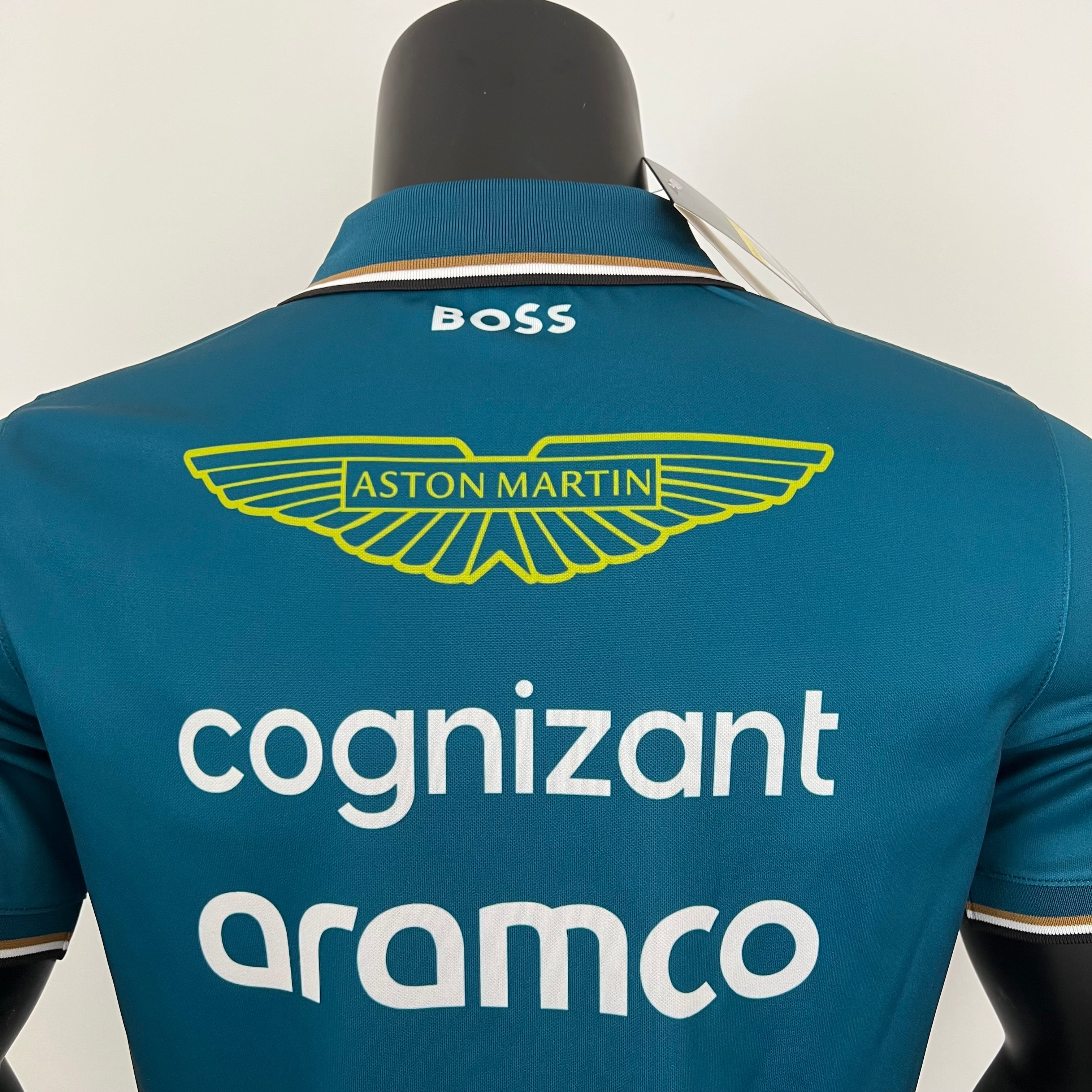 Aston Martin F1 2023 Polo – Player Fit | Teal