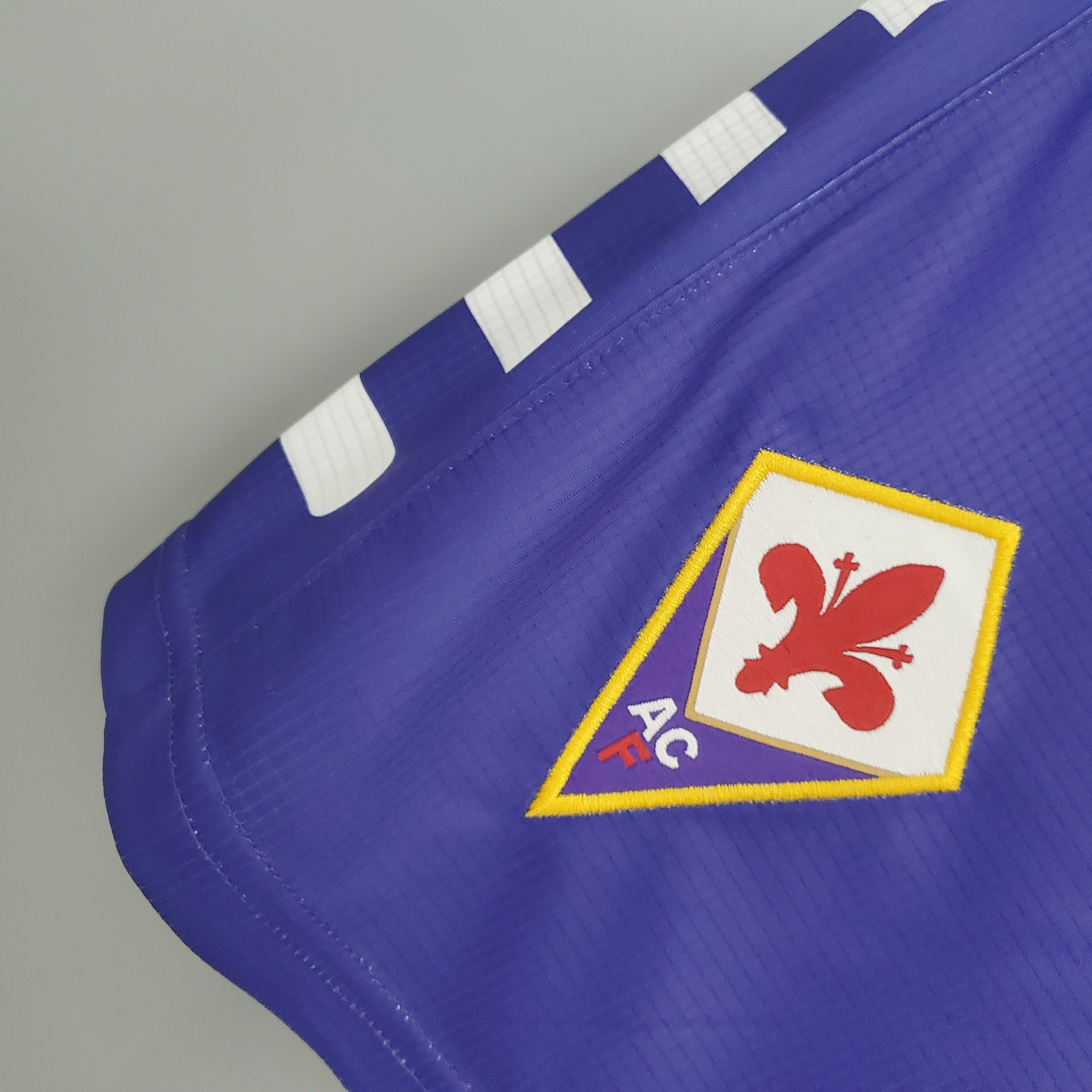 1990s Fiorentina Retro Football Shorts | Purple White Third