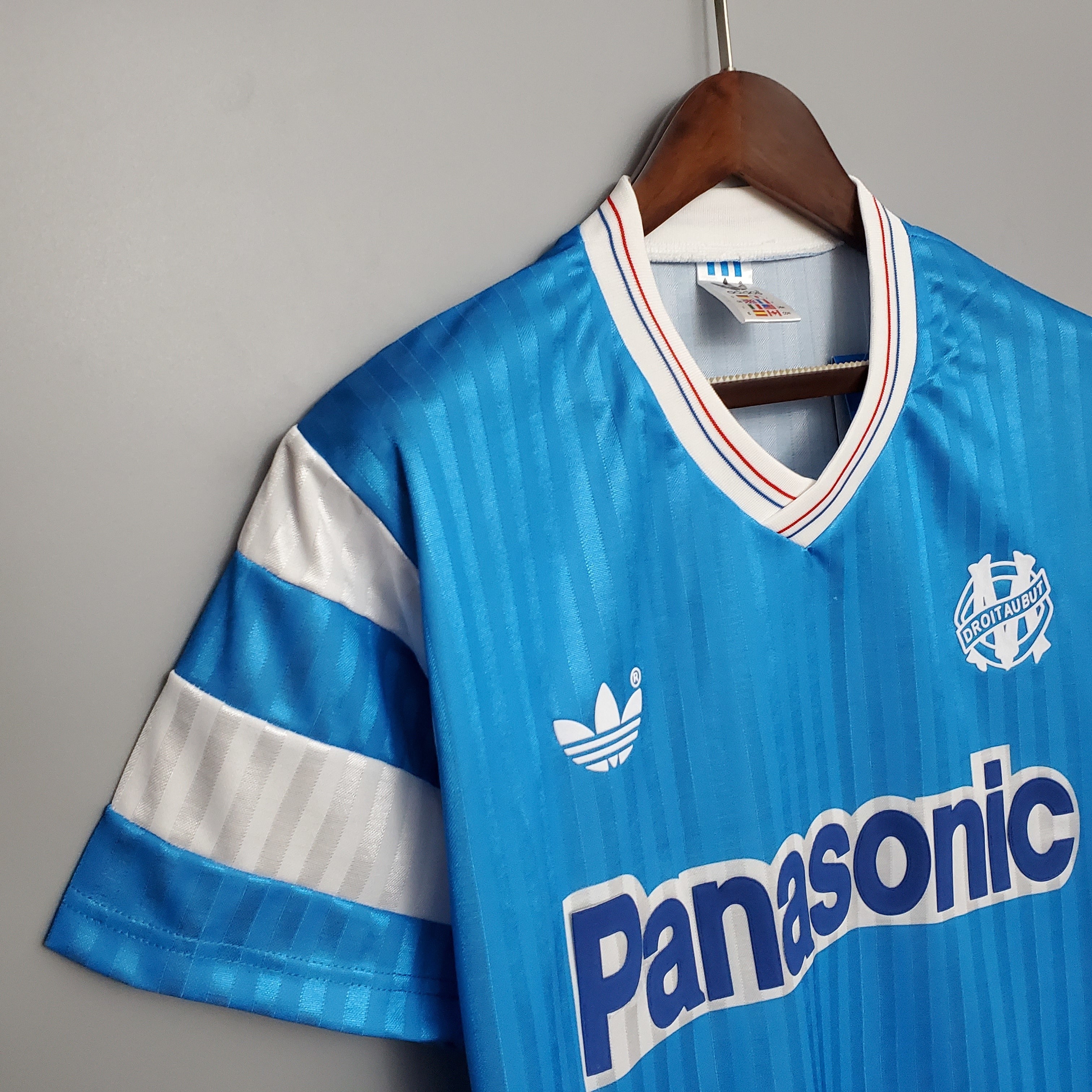 1980s Gamba Osaka Retro Football Shirt | Blue White Home
