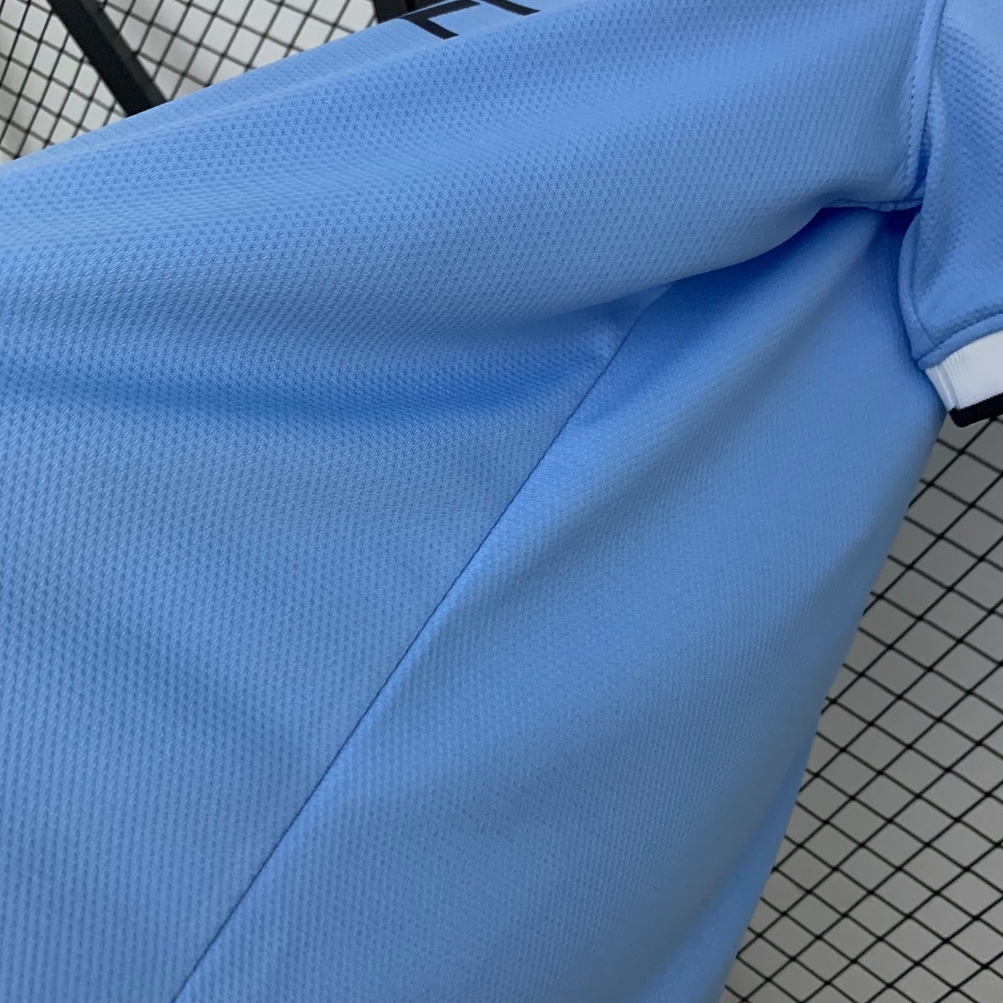 2010s Manchester City Retro Football Shirt | Sky Blue White Home