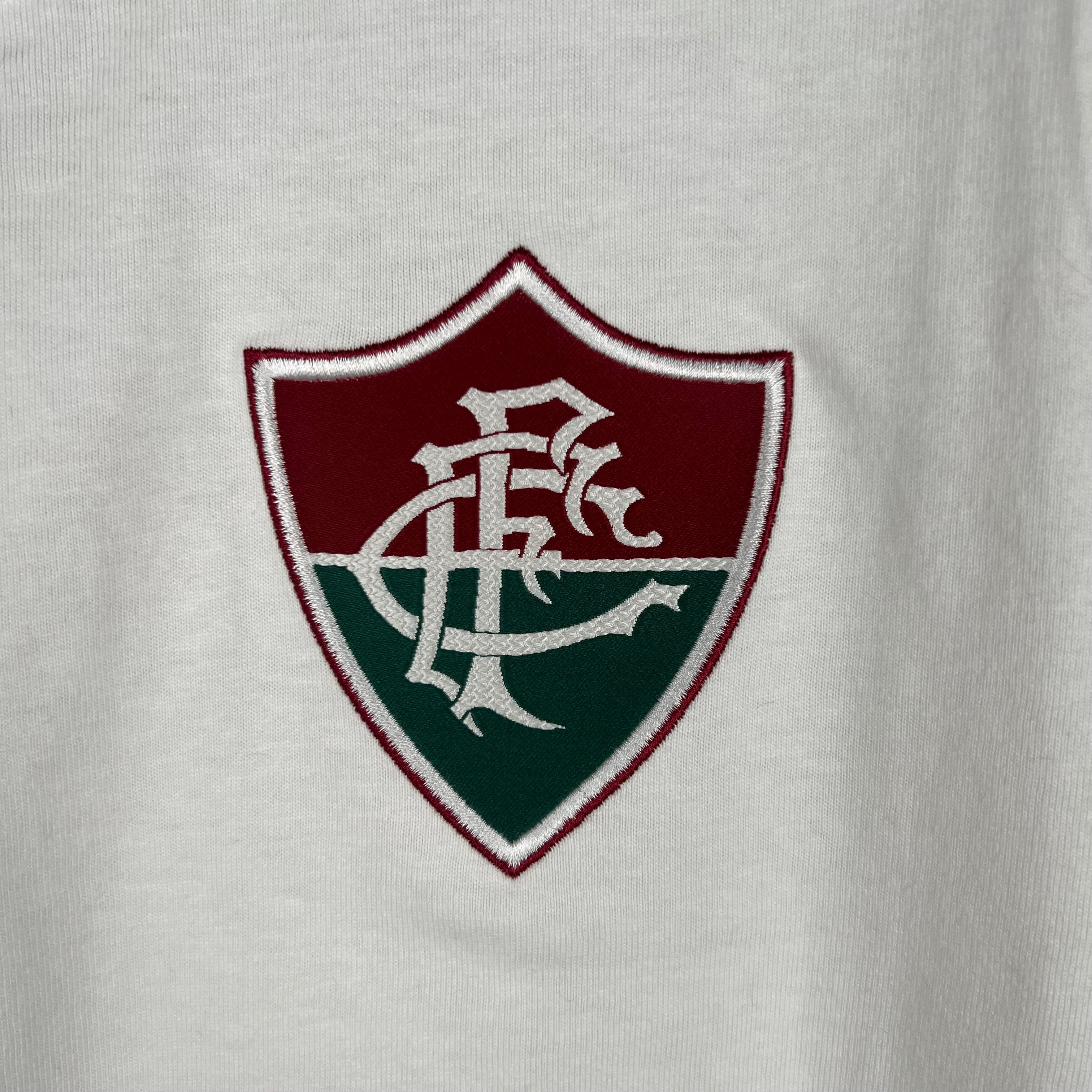 1980s Fluminense Retro Football Shirt | White Red Green Home