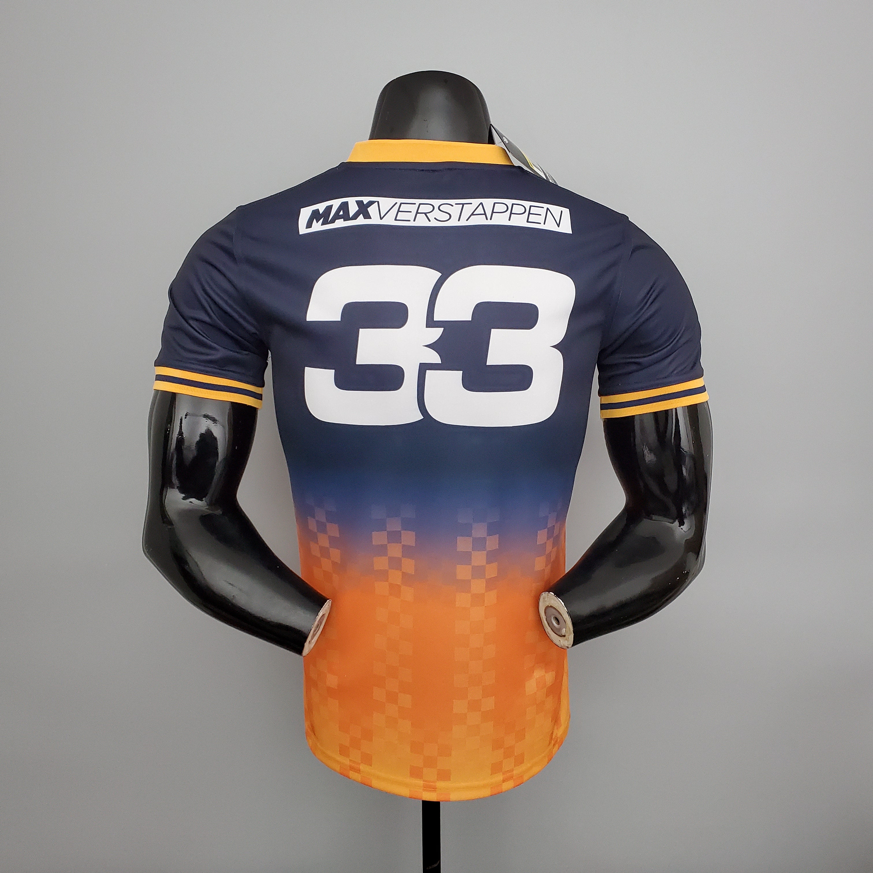 Red Bull Racing F1 2025 Player Fit T-Shirt – Max Verstappen #33 Red Bull | Dark Blue Orange