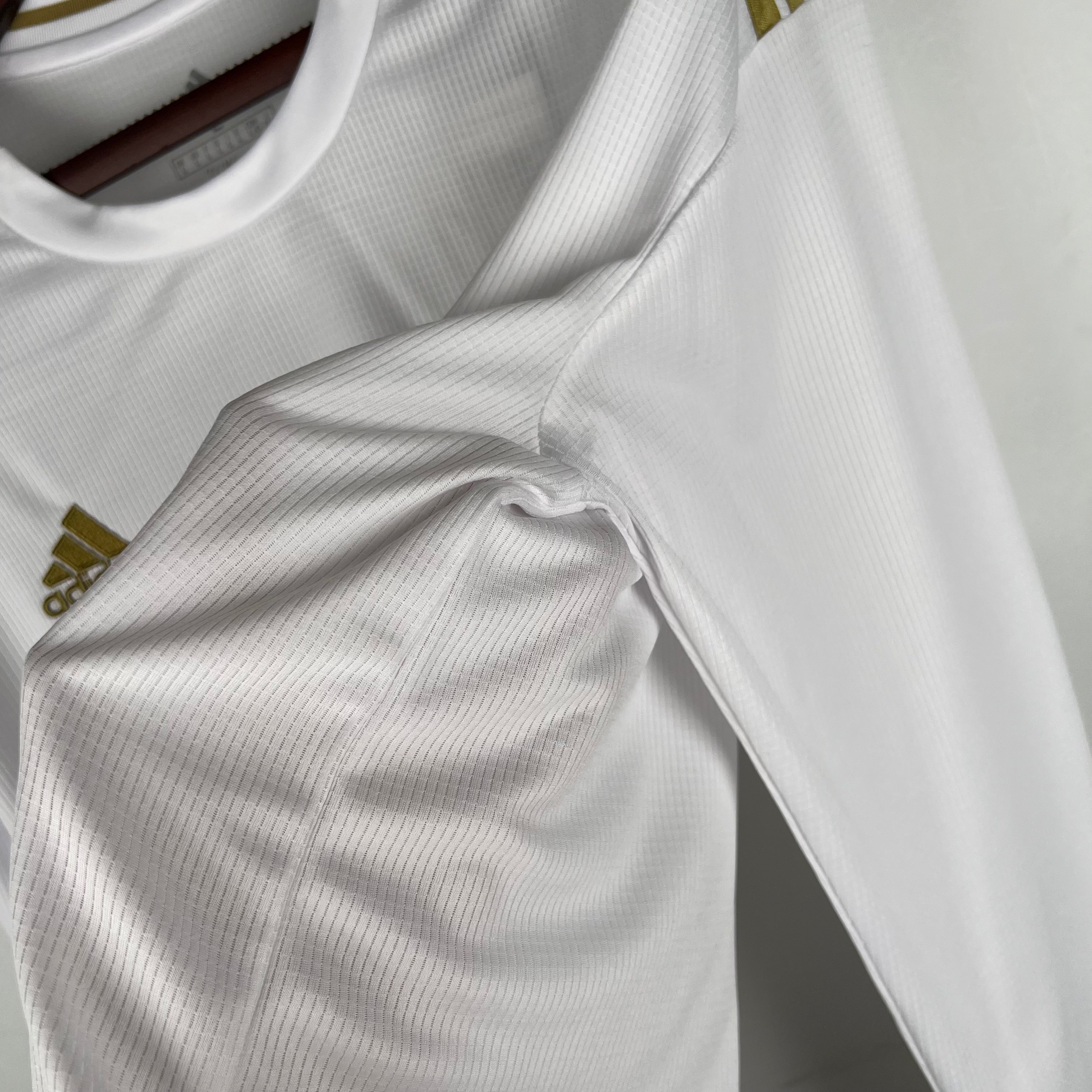 2010s Real Madrid Retro Football Shirt | White Gold Home