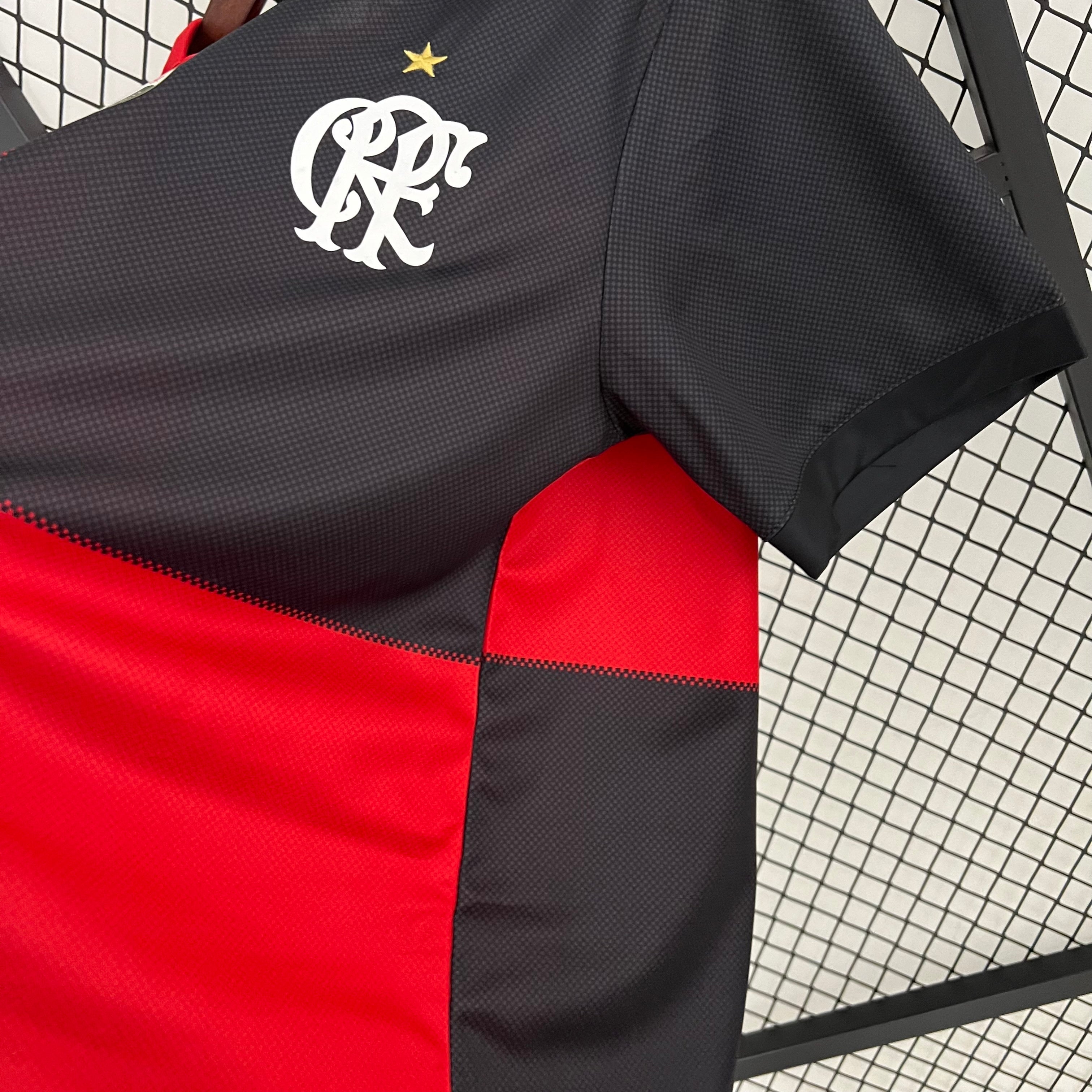 1990s Flamengo Retro Football Shirt | Red Black Home