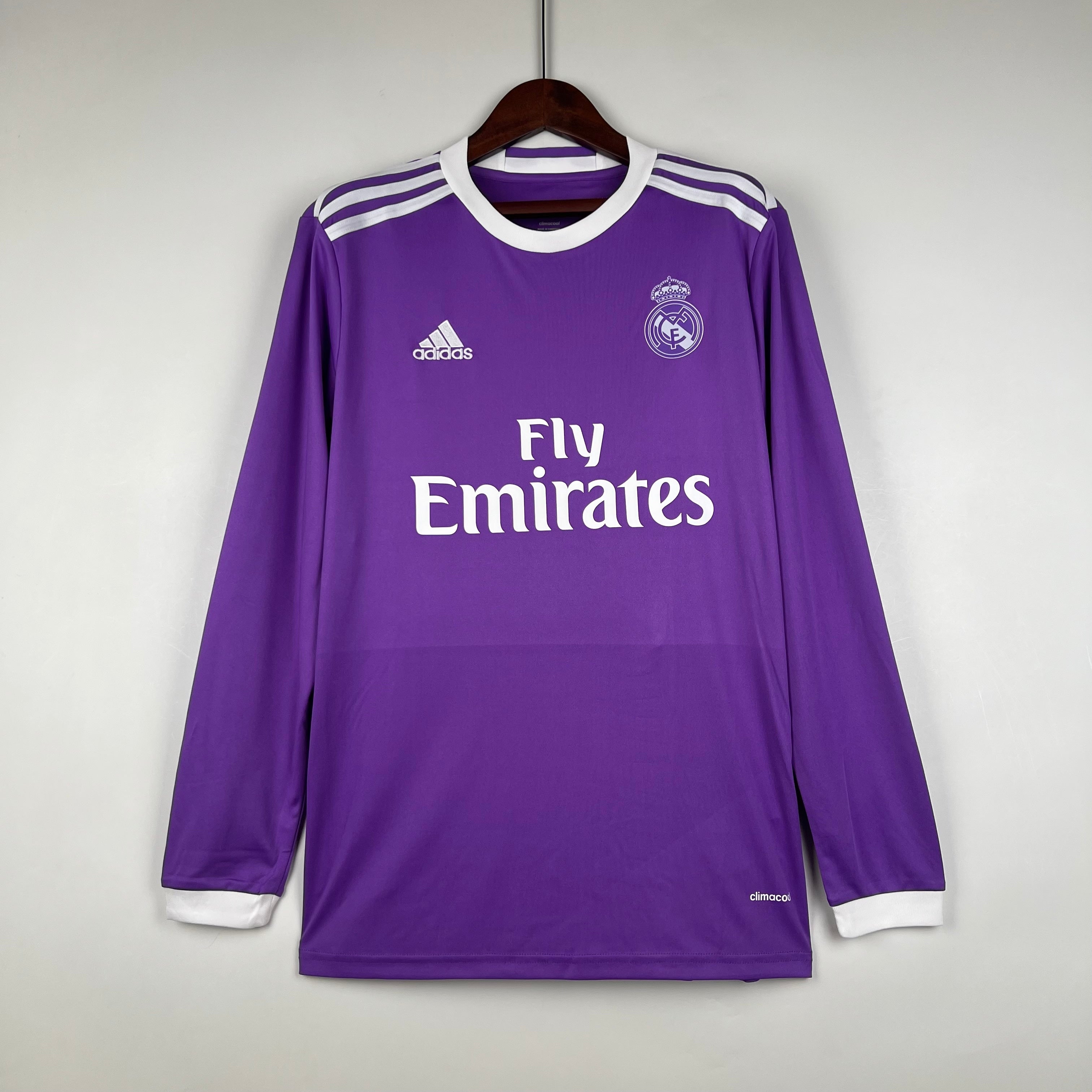 2010s Real Madrid Retro Football Shirt | Purple White Home