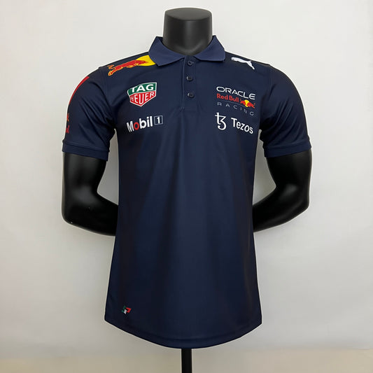 Red Bull Racing F1 2023 Polo – Player Fit | Navy Blue