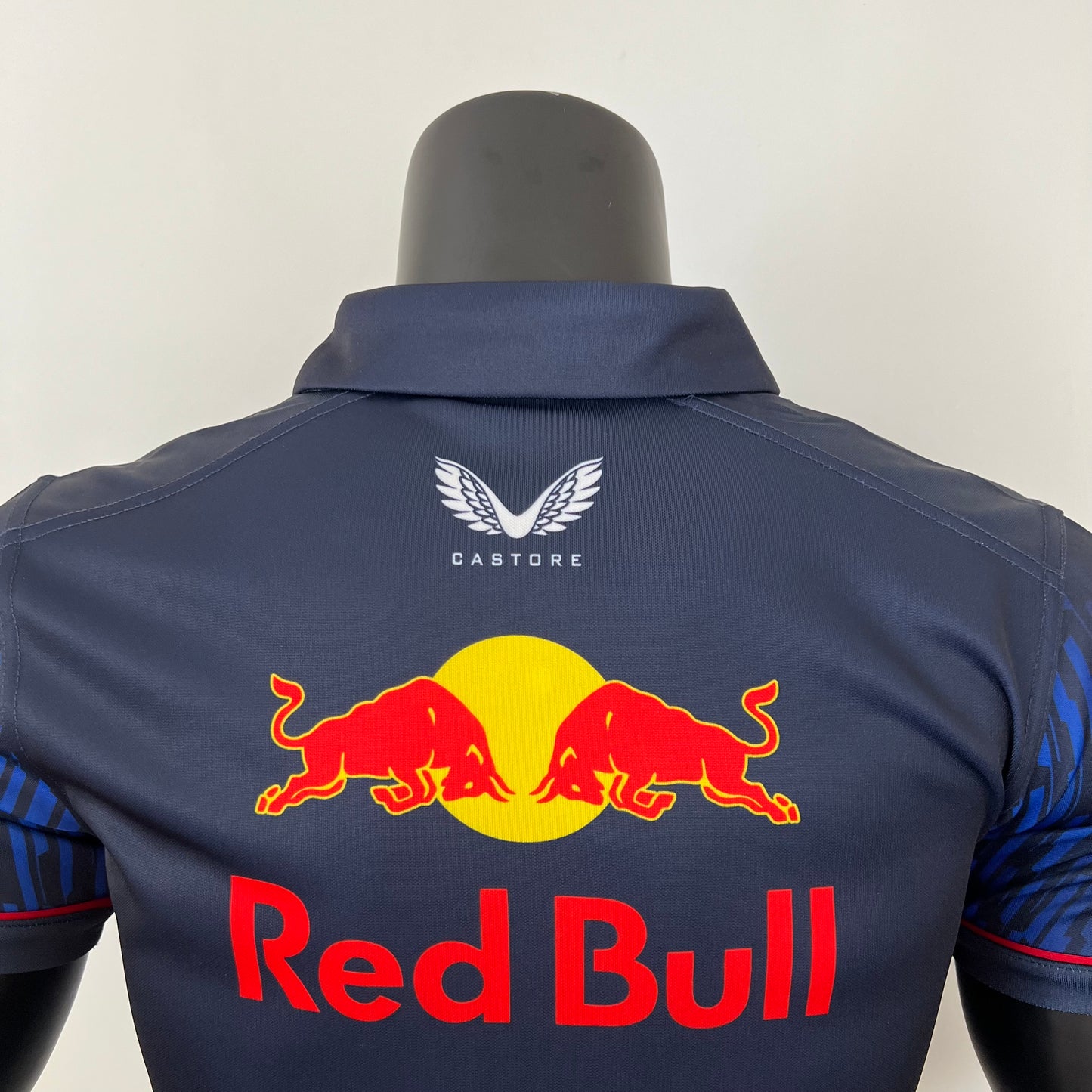 Red Bull Racing F1 2023 Player Fit Polo – Max Verstappen #1 | Navy Blue