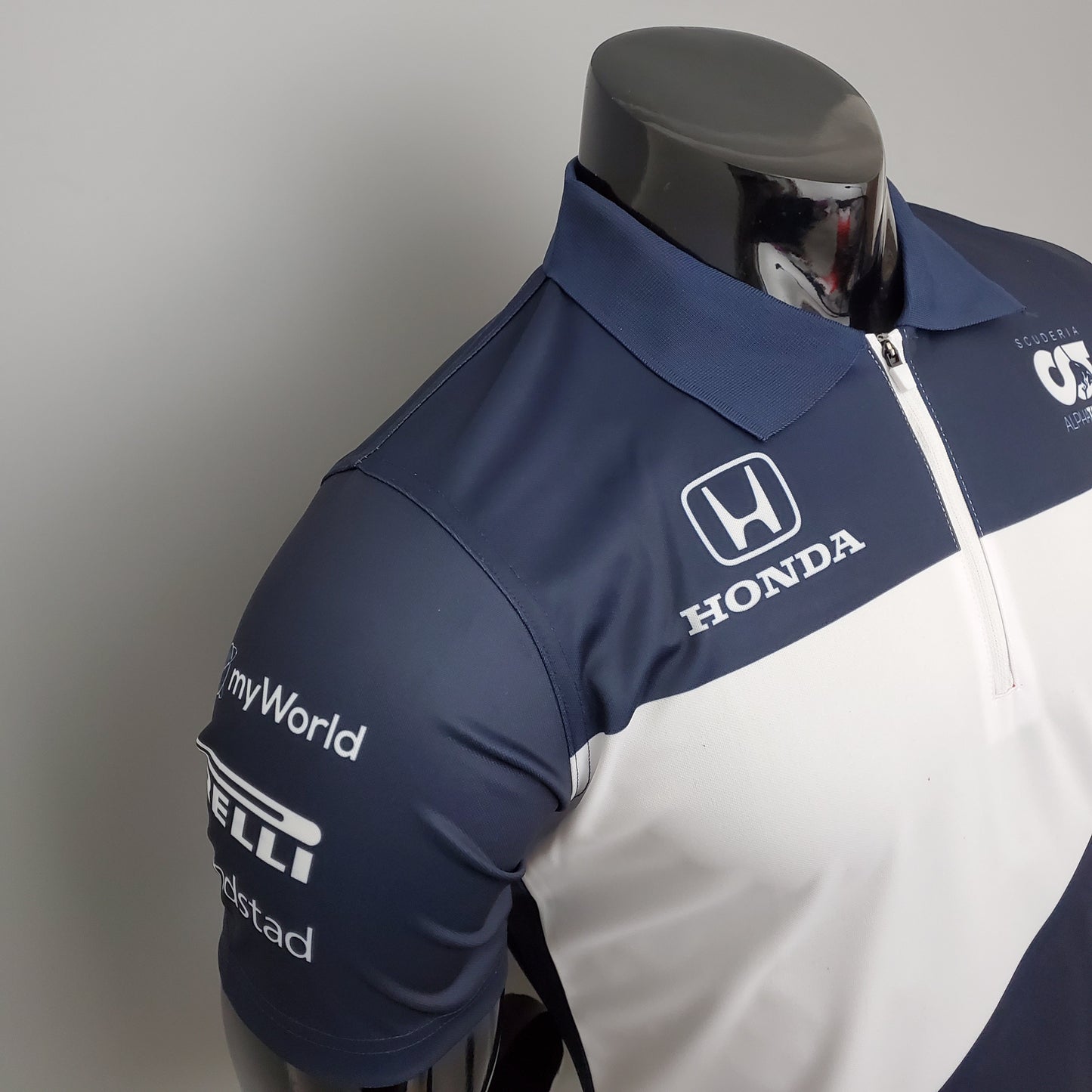 AlphaTauri F1 2023 Polo – Player Fit Honda | Navy White