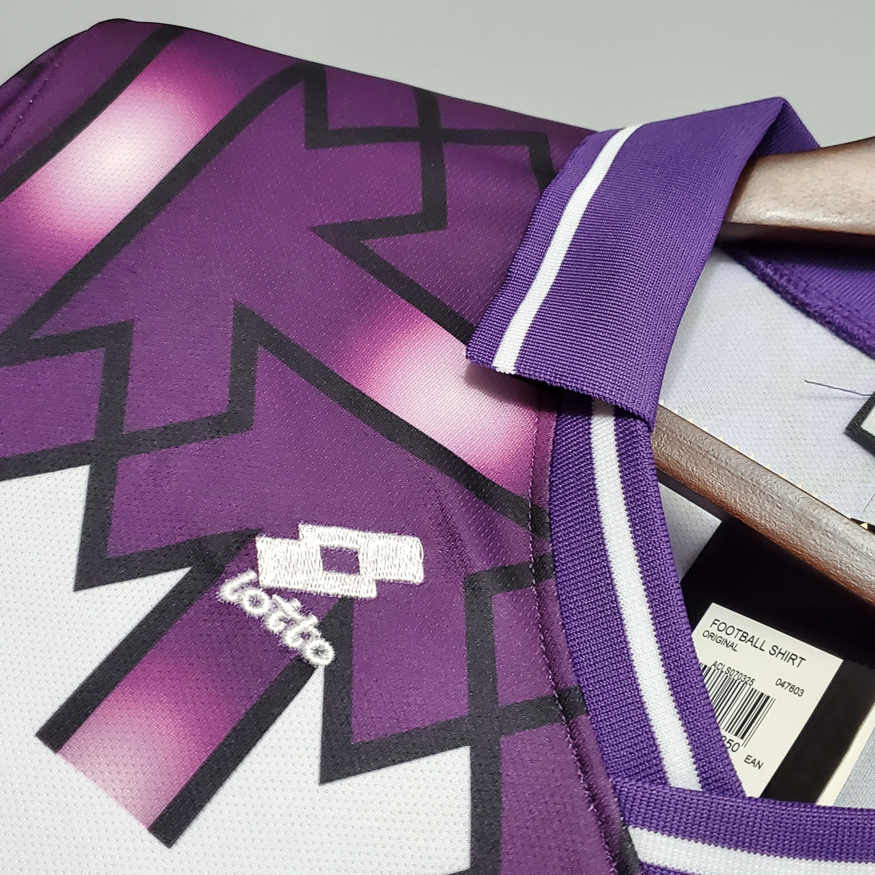 1990s Fiorentina Retro Football Shirt | Purple White Home