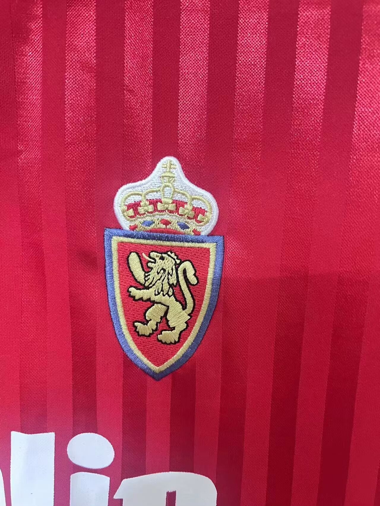 1990s Real Zaragoza Retro Football Shirt | Red White Home