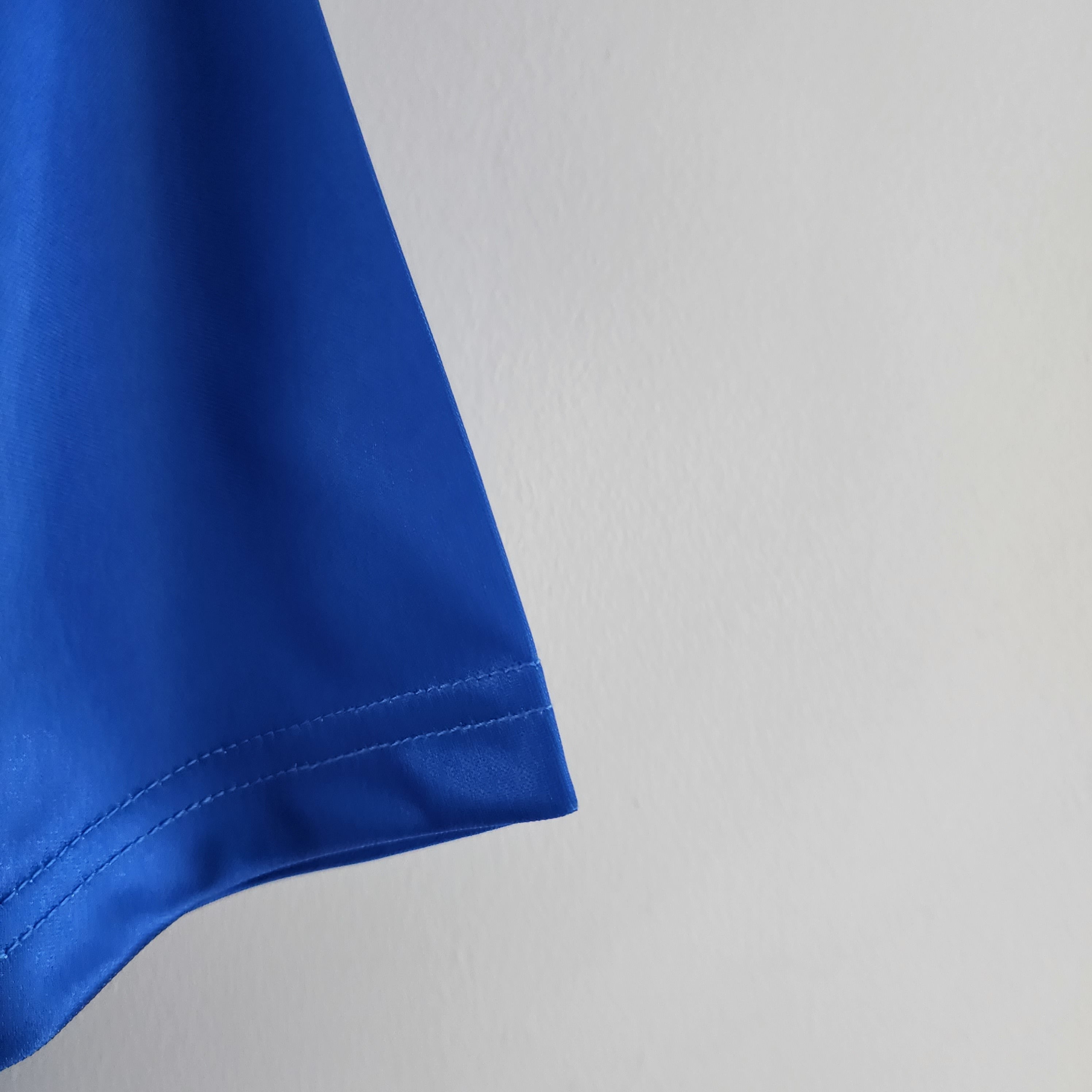 1980s France Retro Football Shirt | Blue Red Home