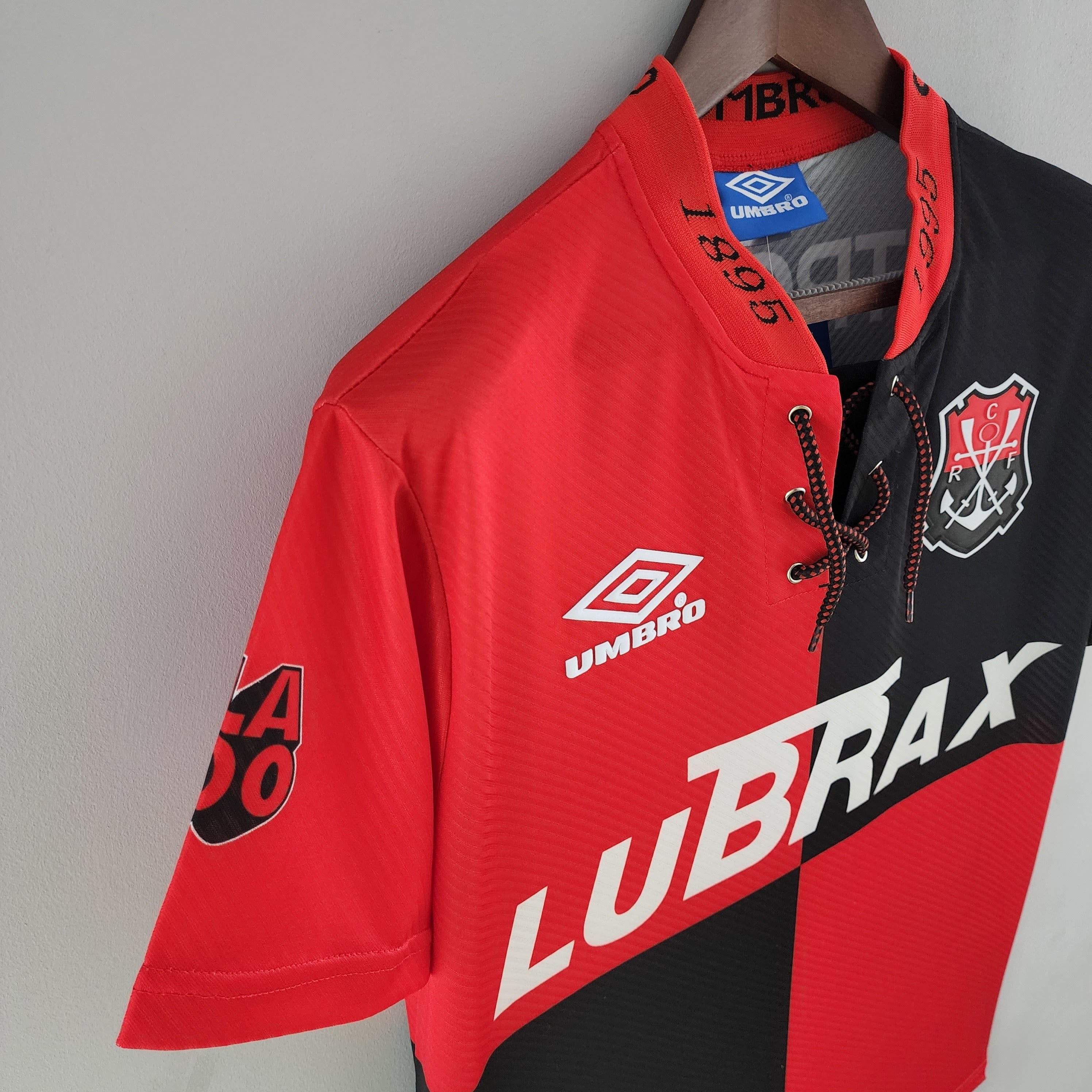 1990s Flamengo Retro Football Shirt | Red Black Home